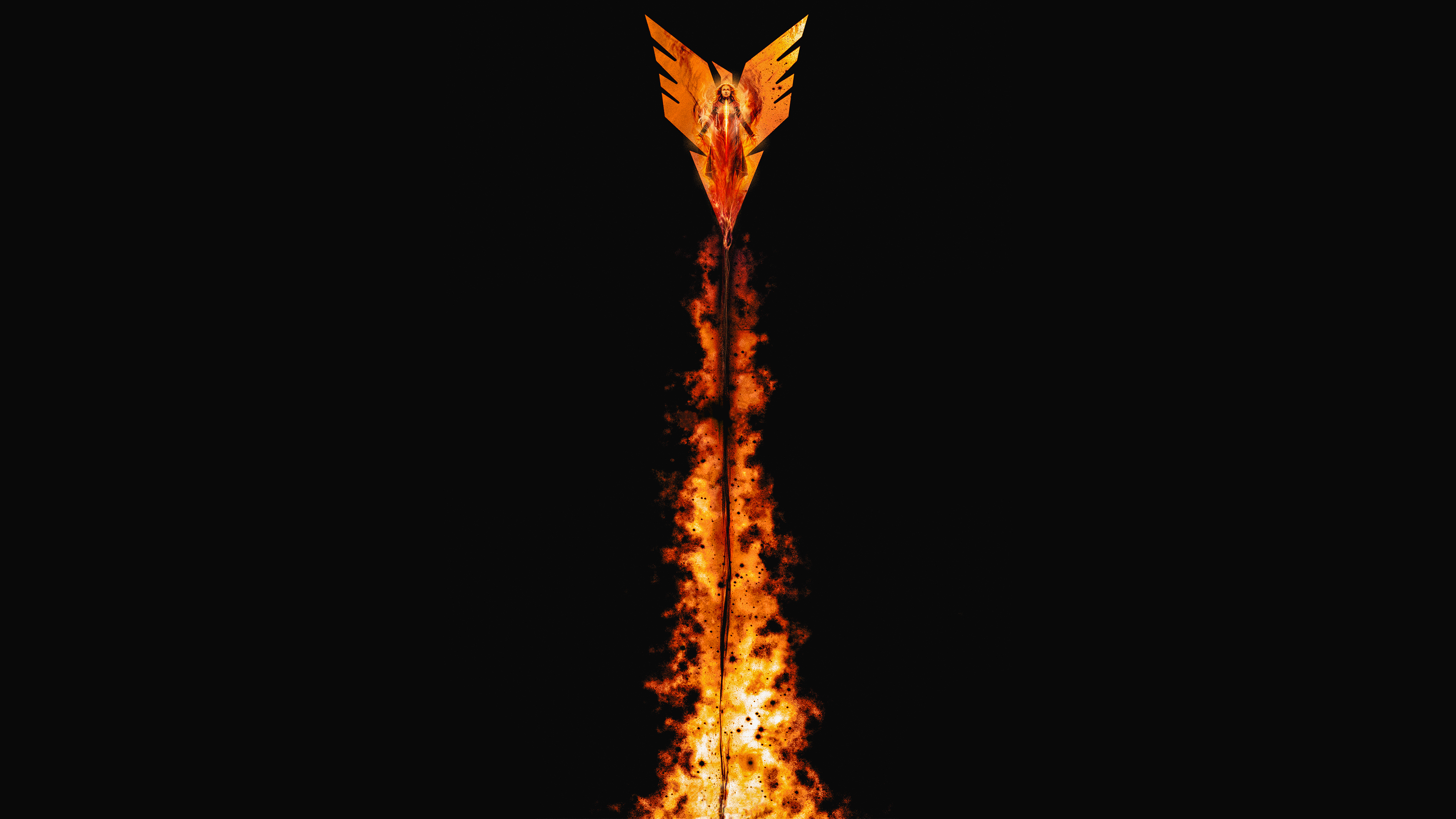 Dark Phoenix Jean Grey 4K Wallpaper