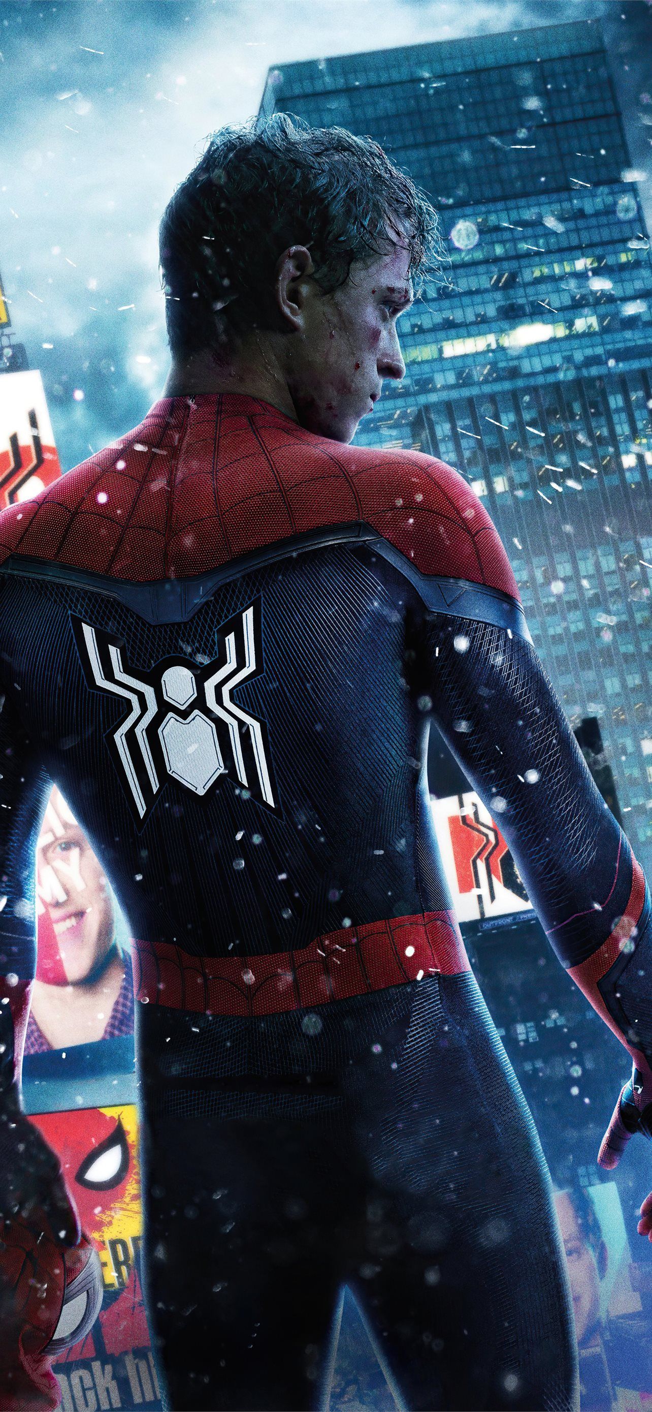 tom holland suit iPhone Wallpaper