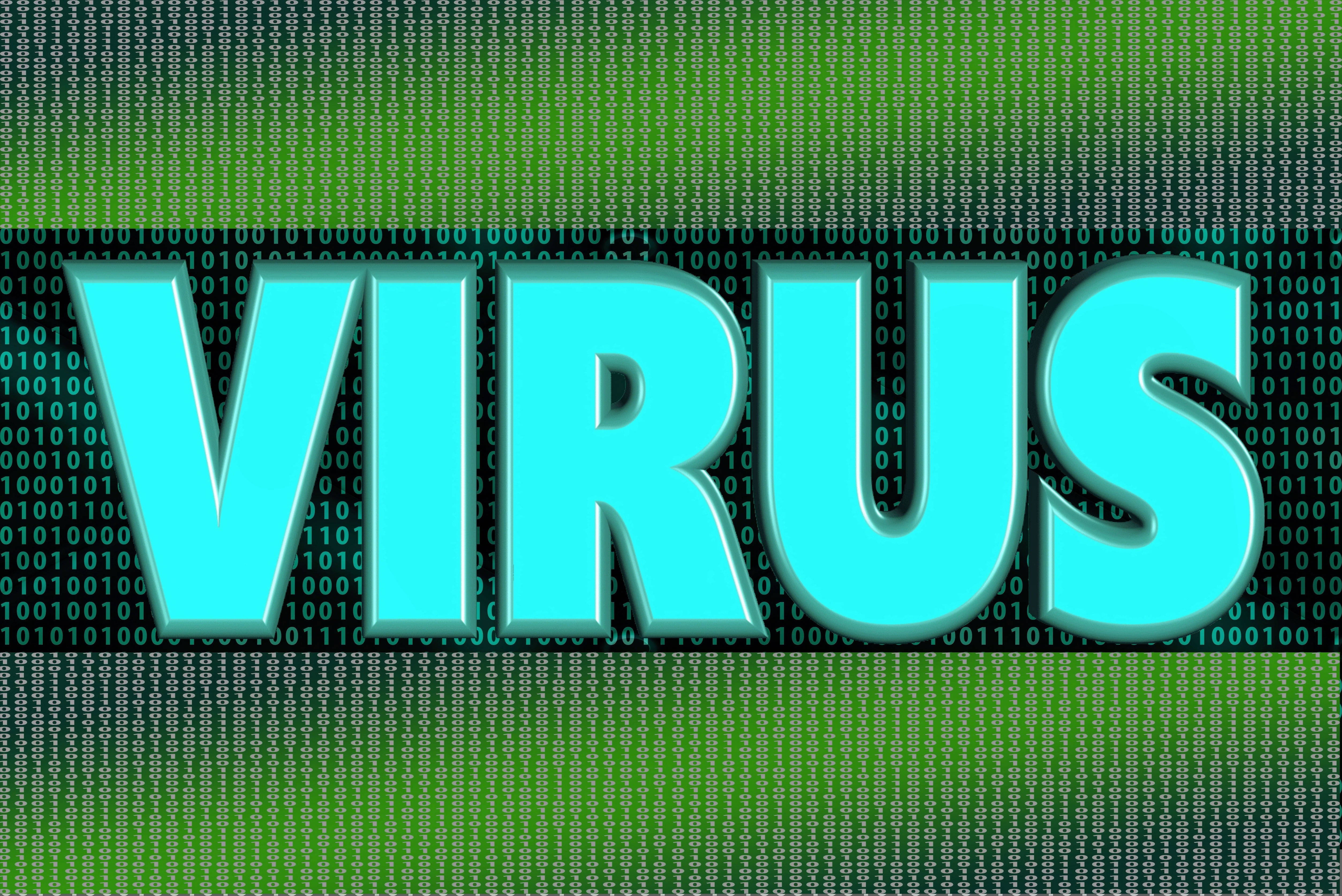 4K Green Virus Binary Codes Wallpaper