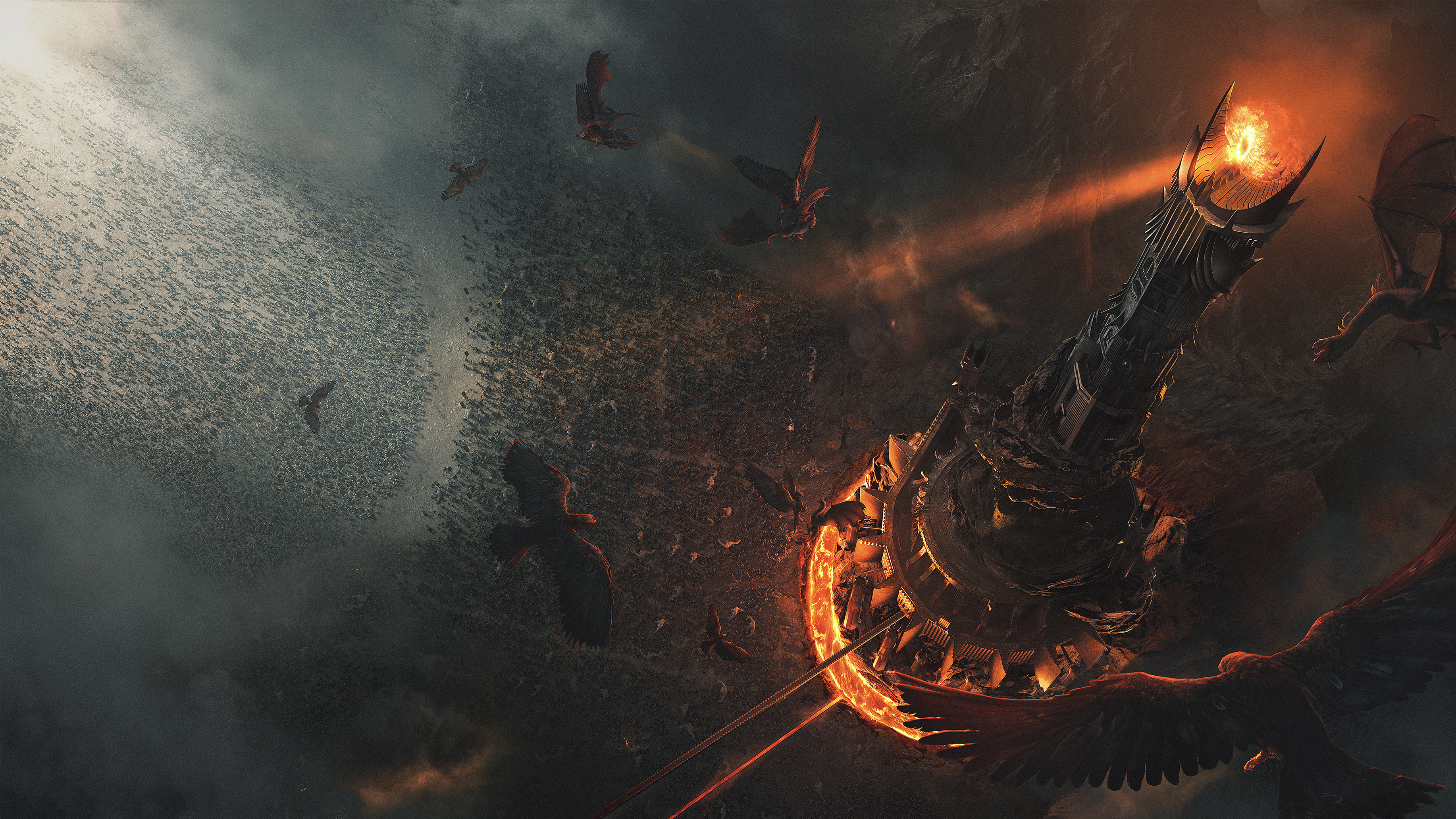 Mordor's Watchtower HD Wallpaper