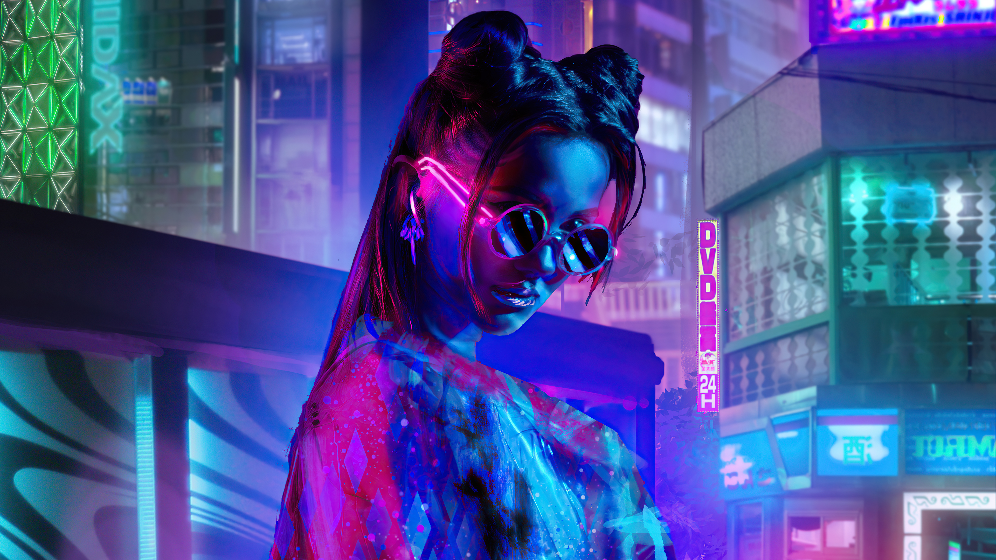 Tokyo Girl Japanese Cyberpunk Synthwave