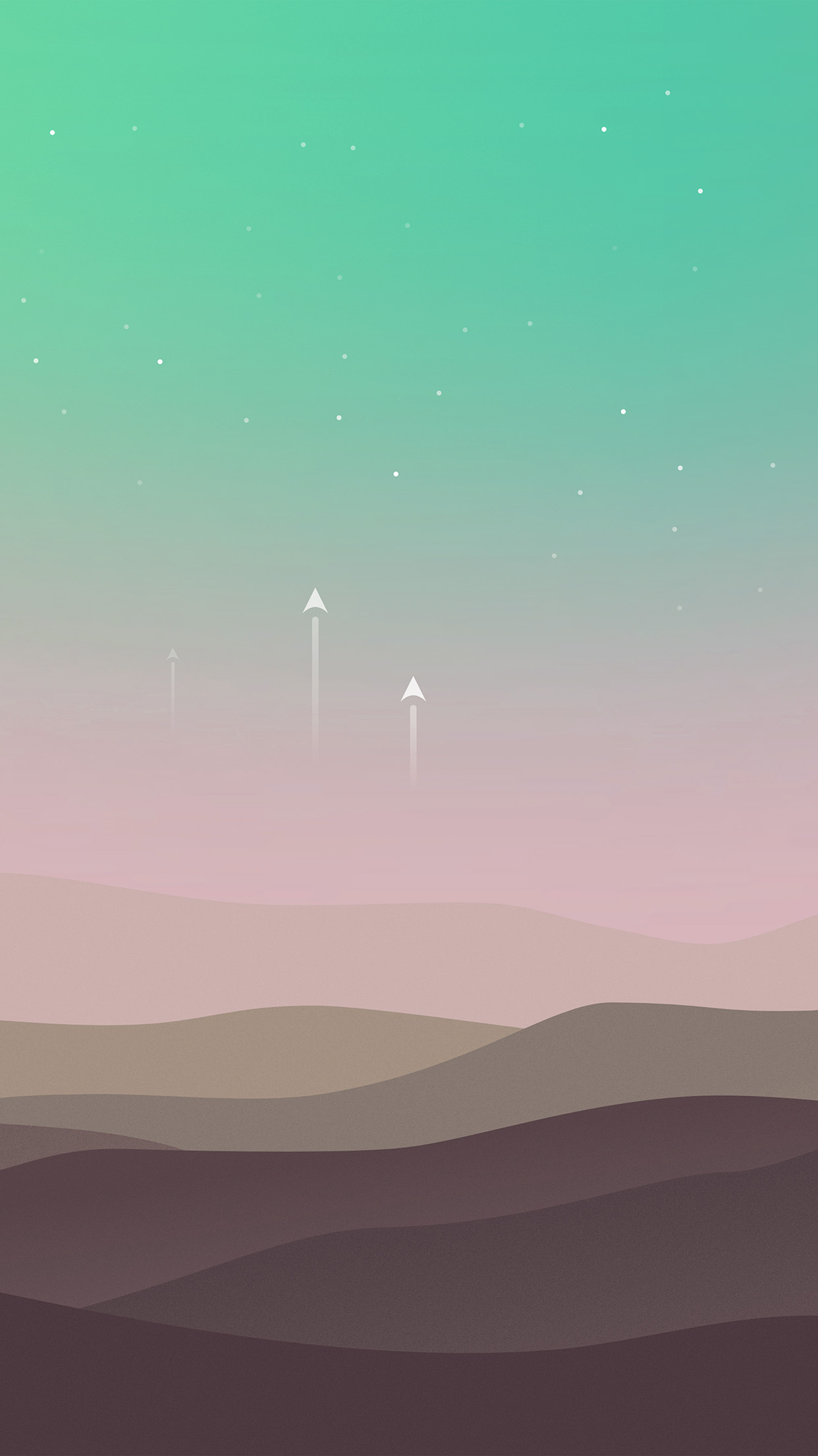 Minimal Space Art Illustration
