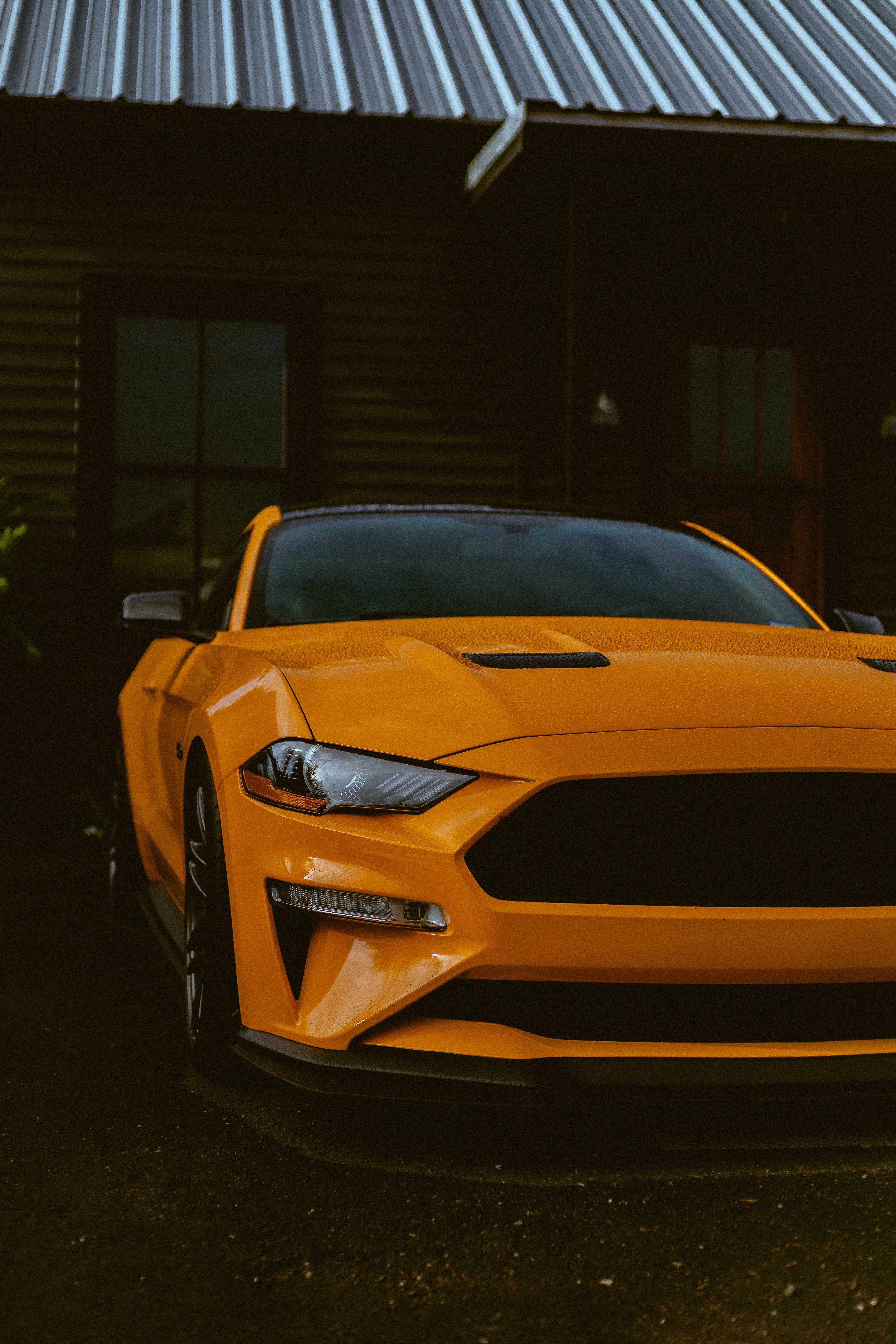 A Black Ford Mustang GT · Free