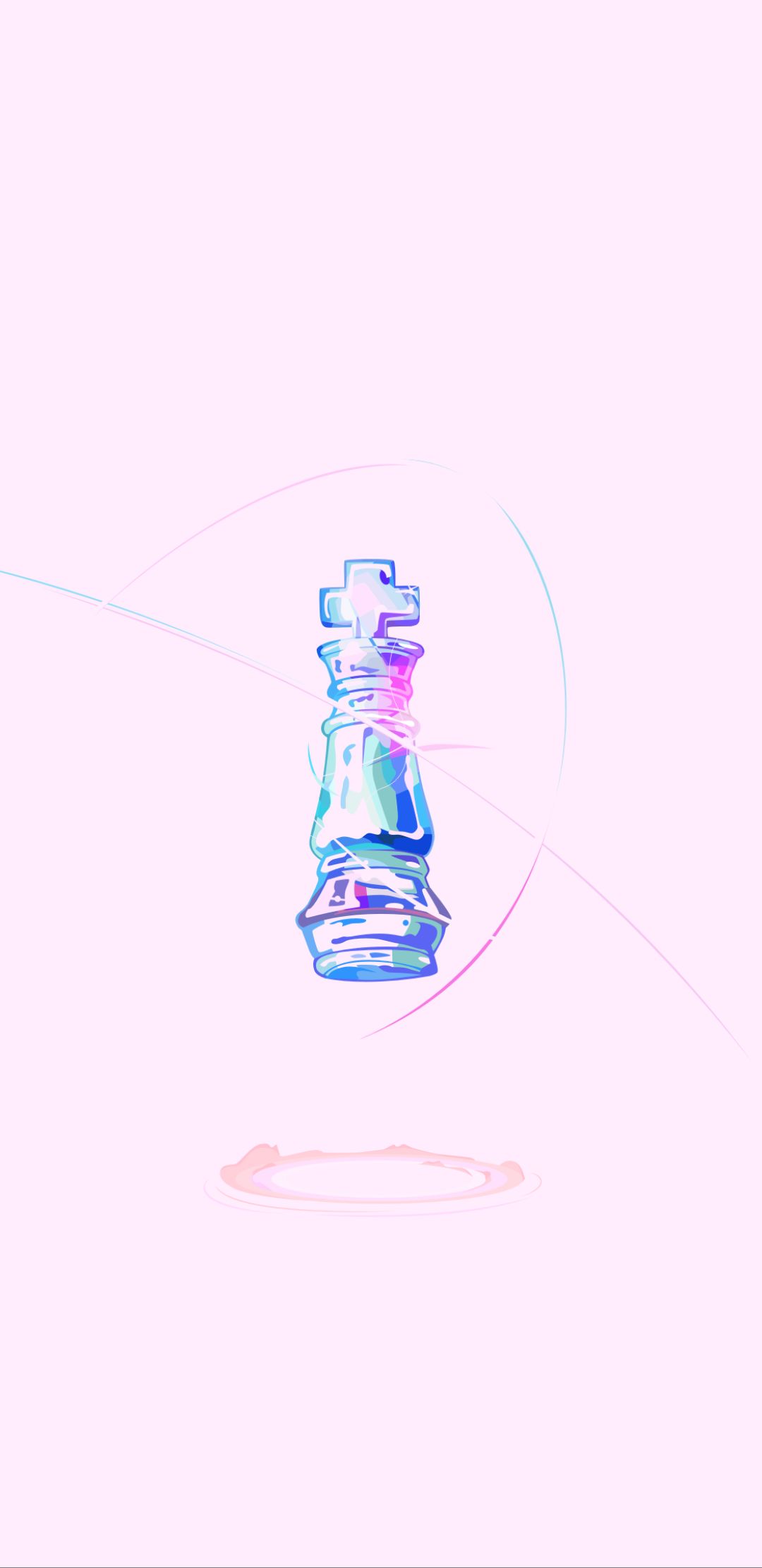 Mobile wallpaper: Anime, Chess