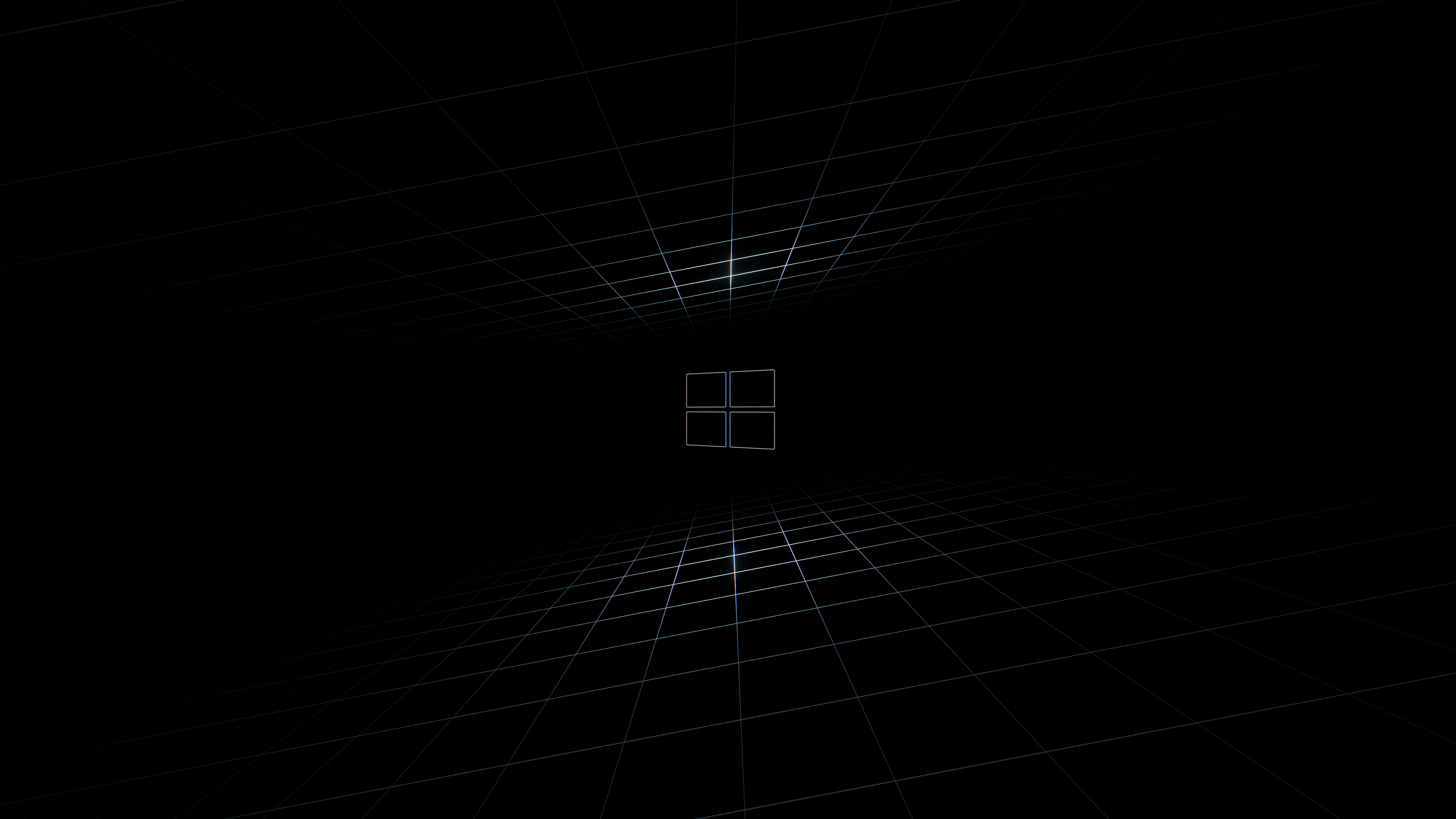 black windows 4k Wallpaper