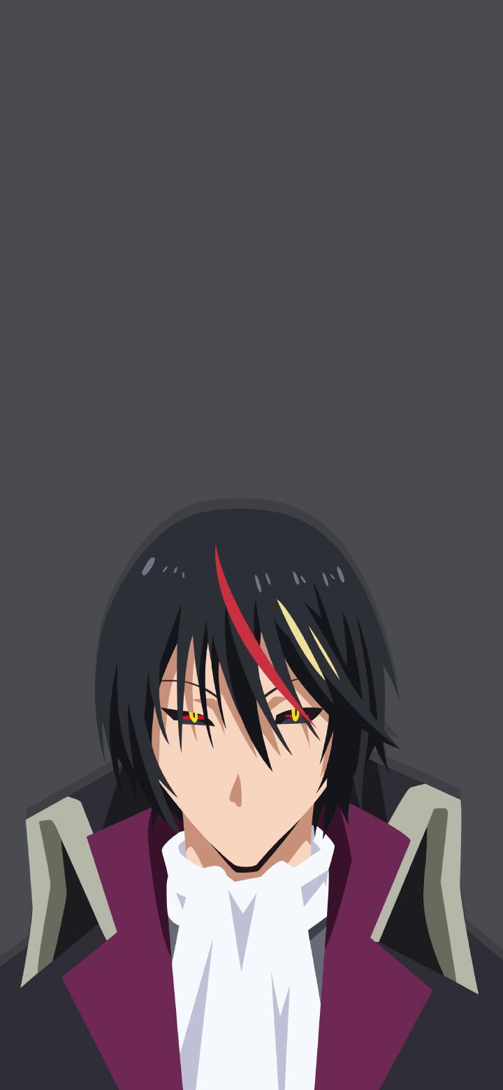 I made this minimalist phone wallpaper (720 x 1560 pixels) of Diablo before receiving his name from Rimuru. Hope all of u like it