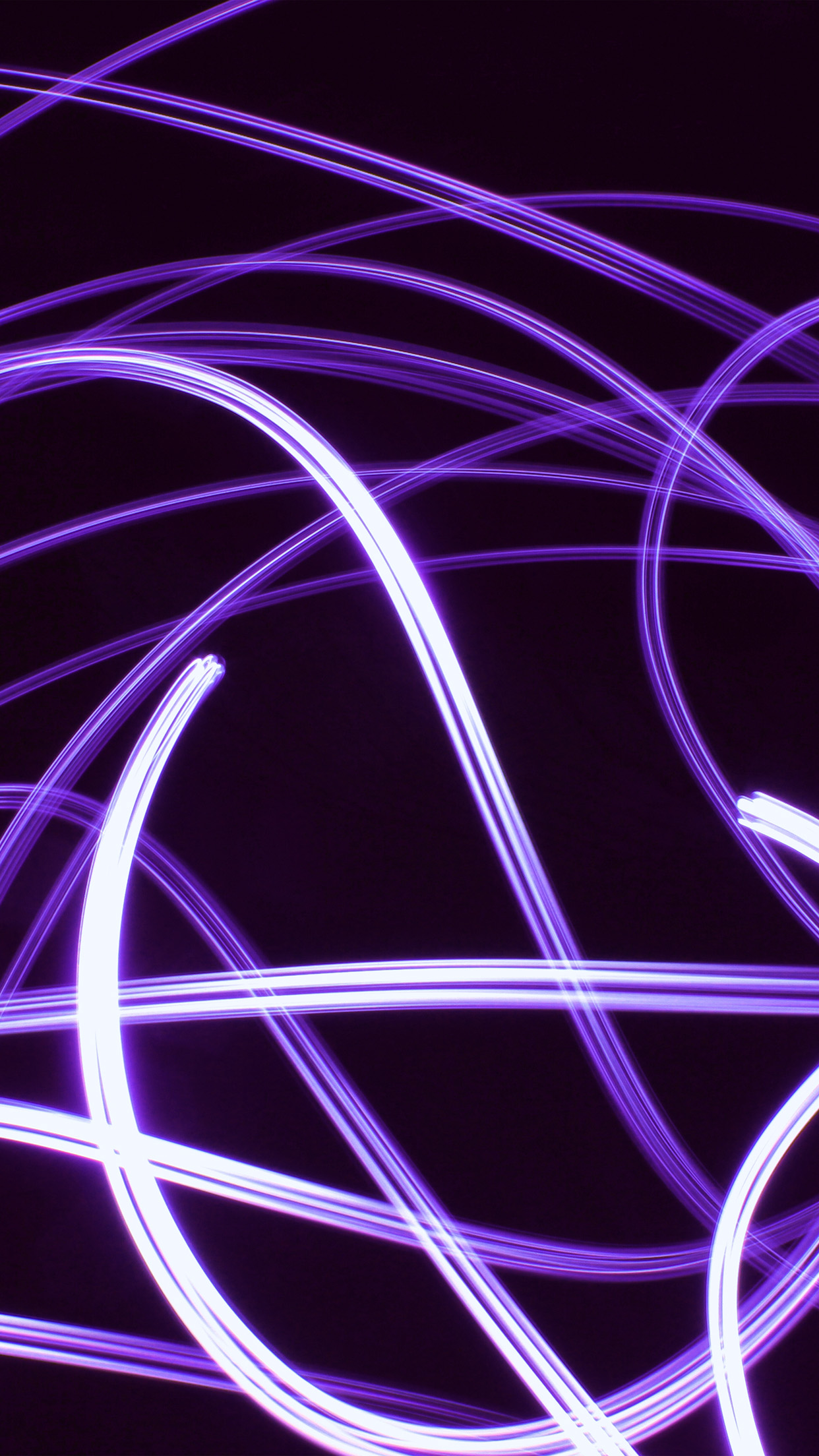 Curve Line Abstract Dark Purple