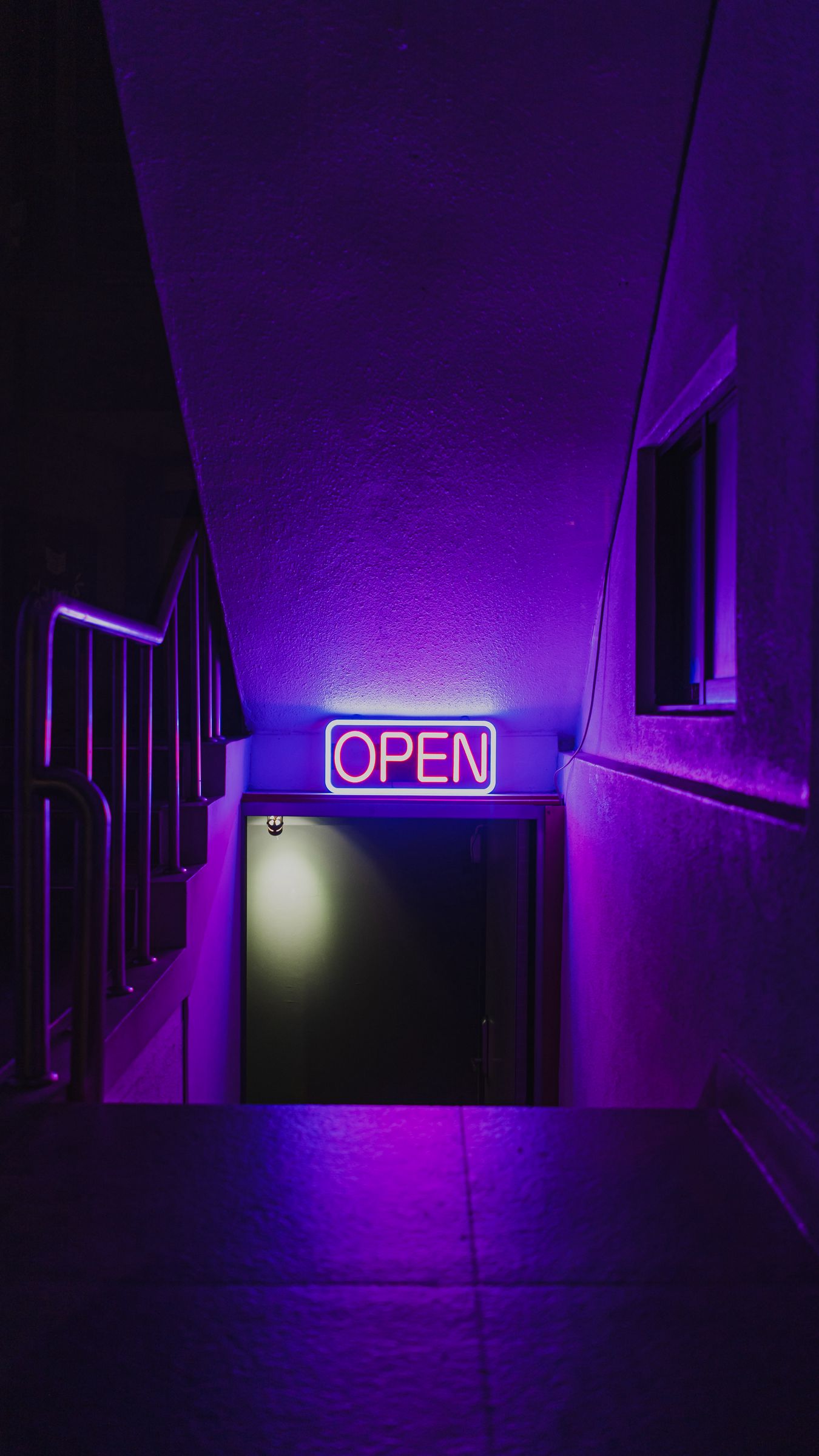 Download wallpaper 1350x2400 sign, neon