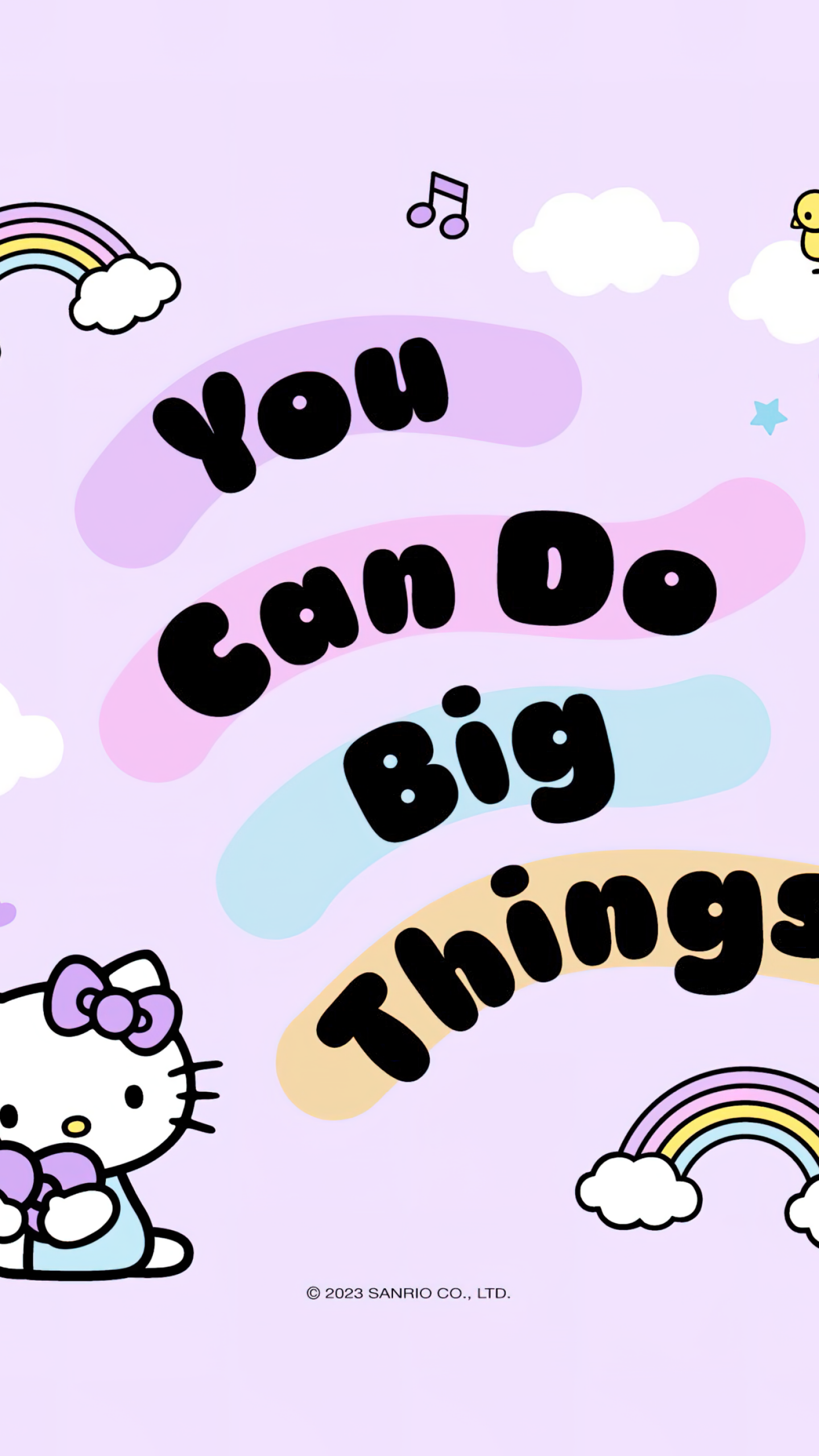You Can Do It Wallpaper 4K, Hello Kitty