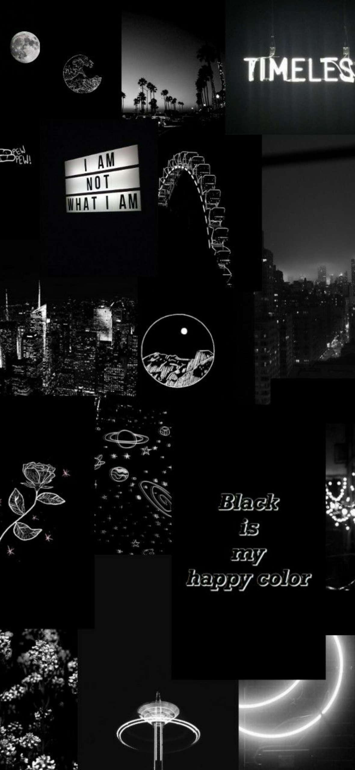 Black Aesthetic iPhone Wallpaper