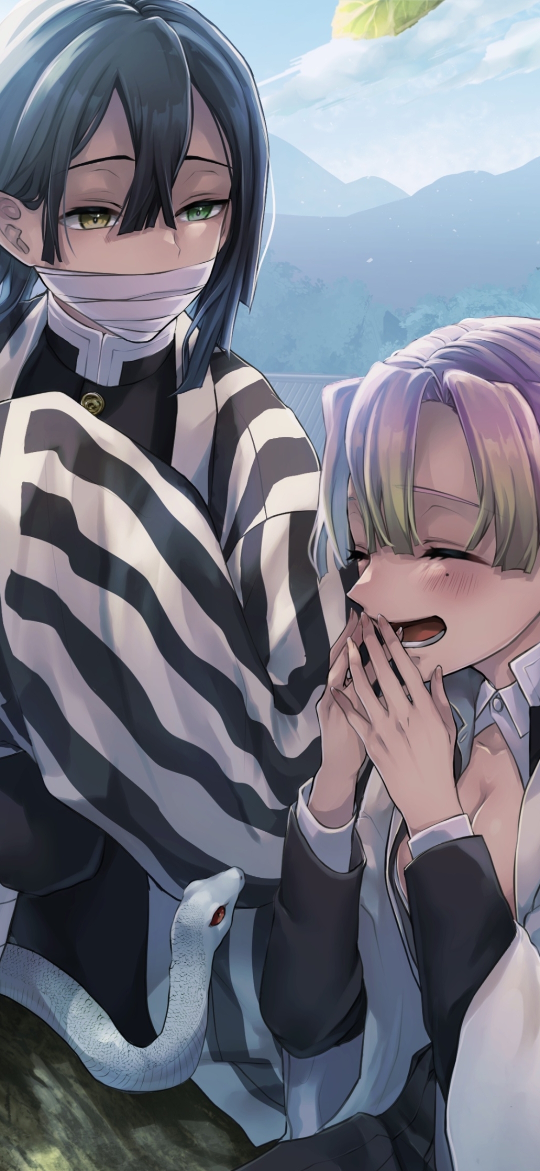 Download Mitsuri Kanroji Obanai Iguro