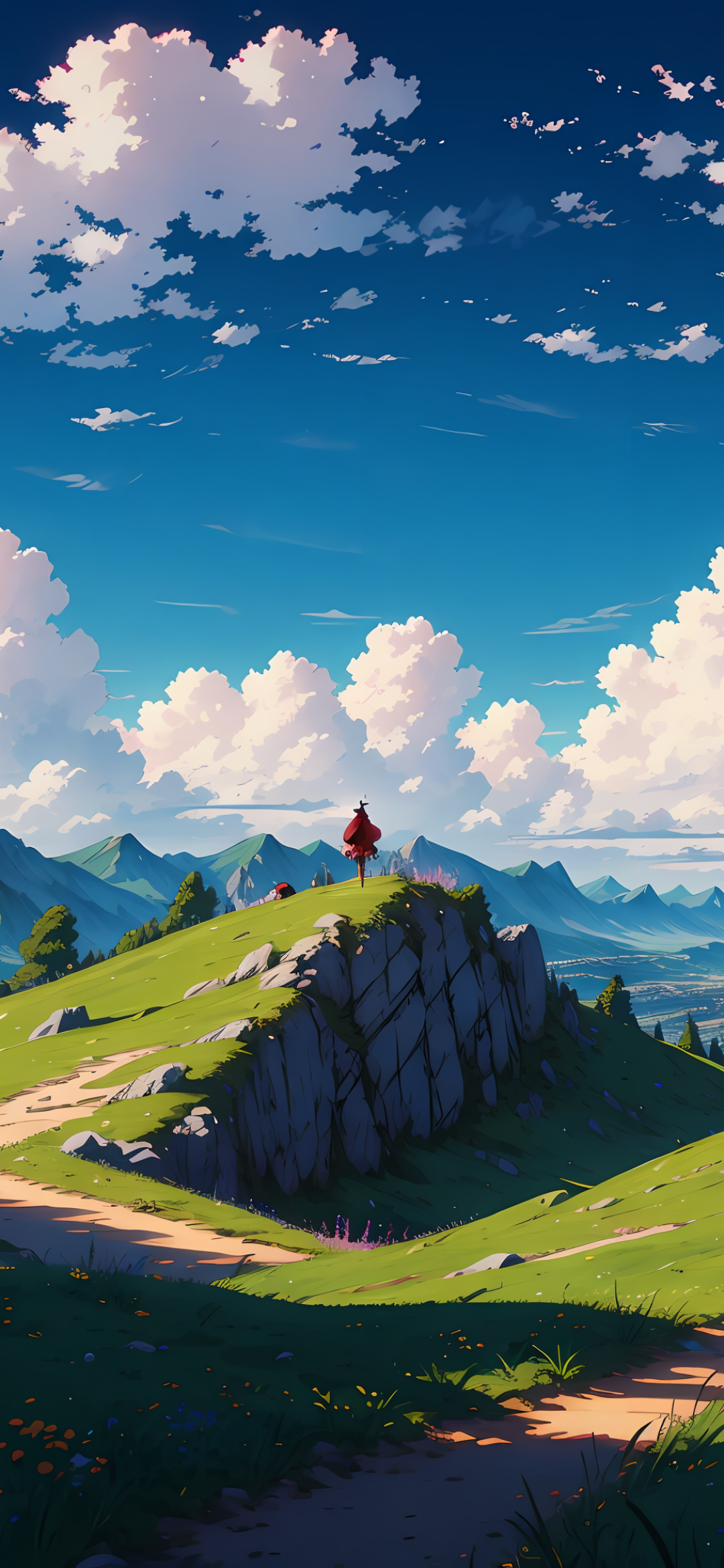 Anime Landscape Phone Wallpaper