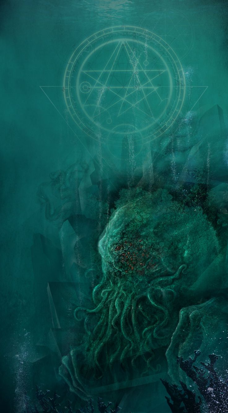 R'lyeh. Cthulhu art, Lovecraft art