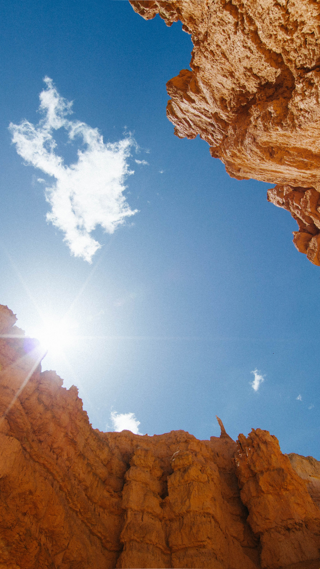 The Orange Canyon iPhone Wallpaper