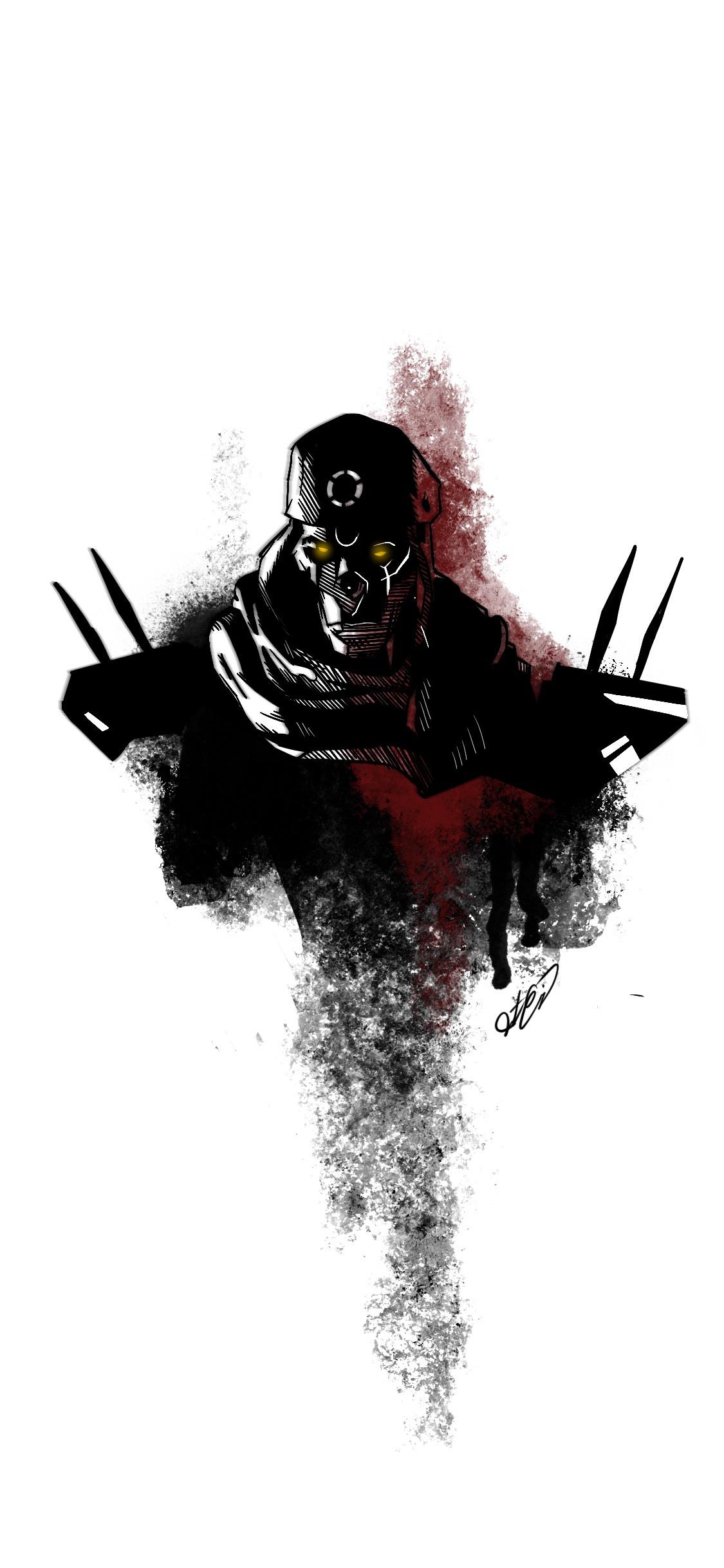 iPhone wallpaper I drew for the trailer