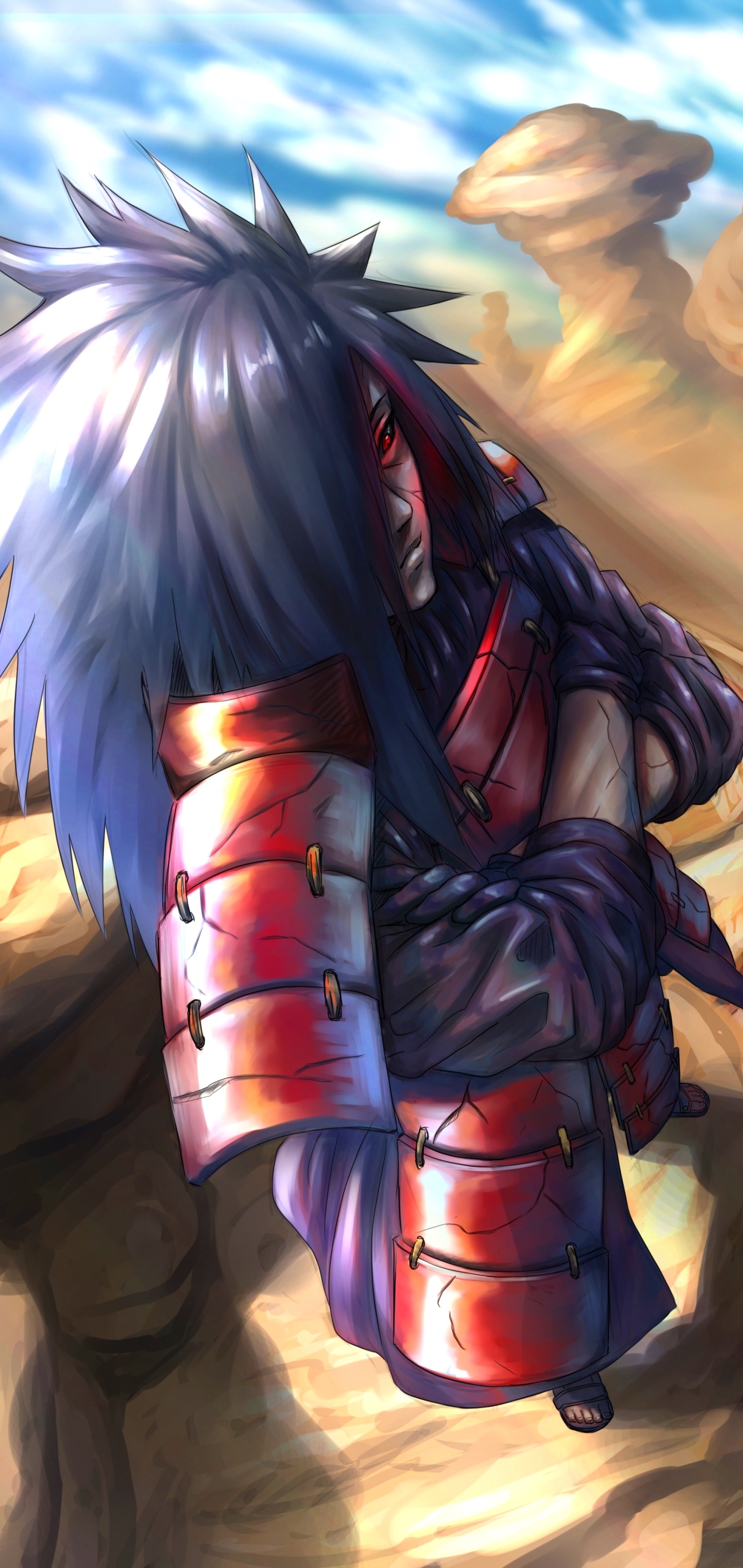 Anime Naruto, Madara Uchiha, Armor