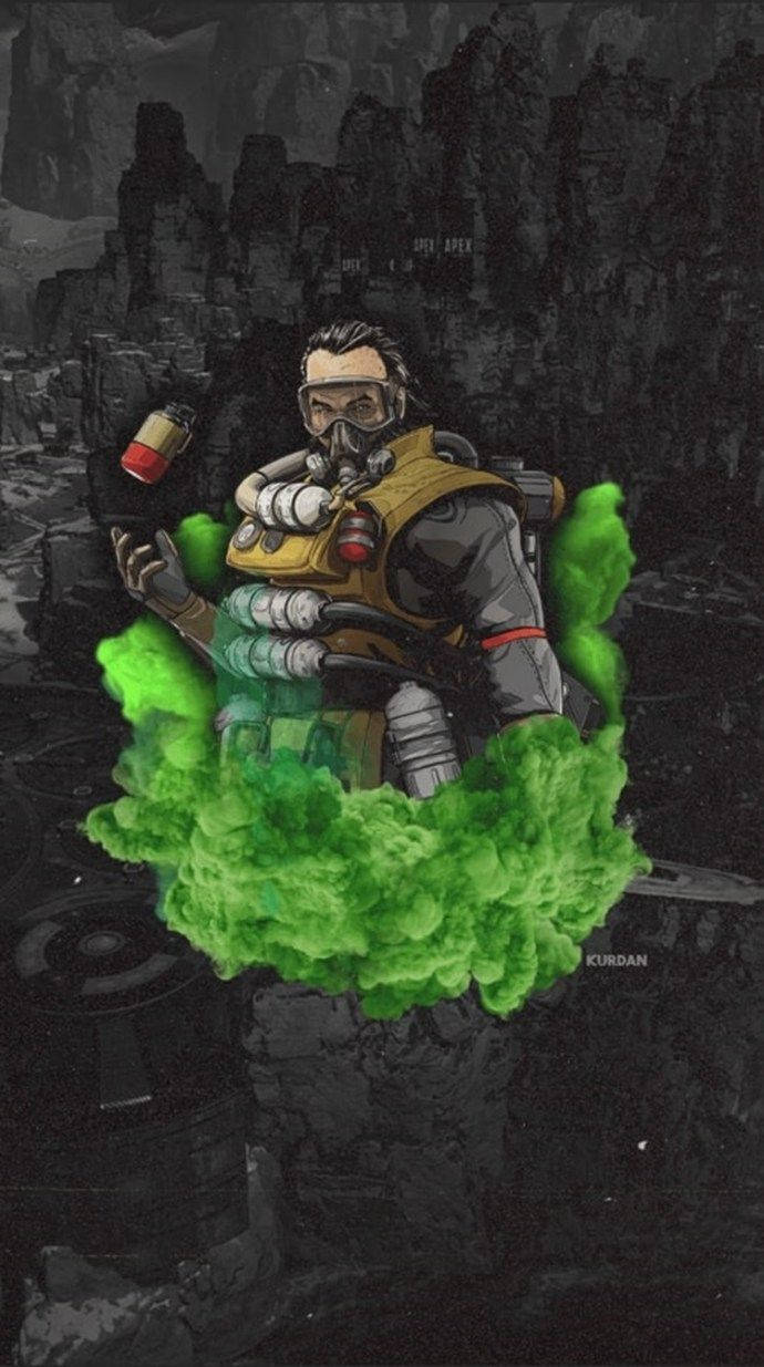 Apex Legends iPhone Caustic Wallpaper
