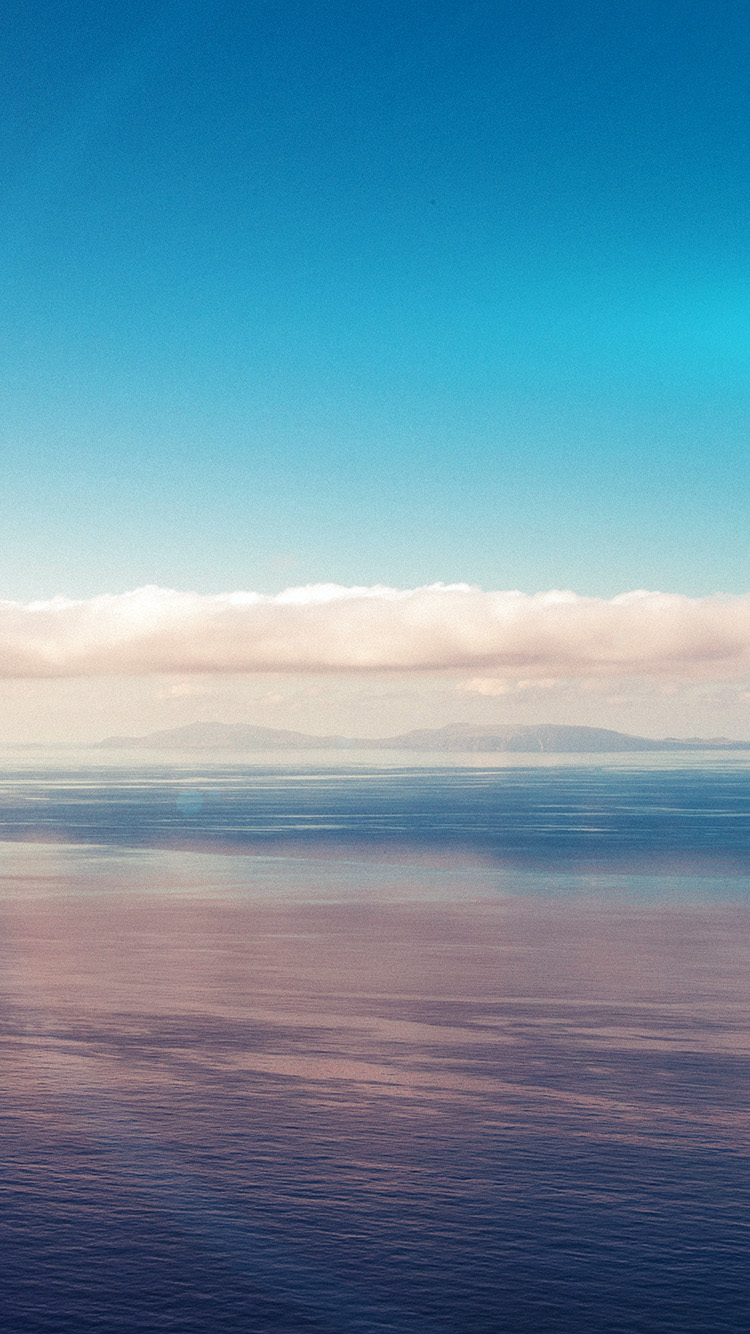 Blue Sky Nature Ocean View Flare