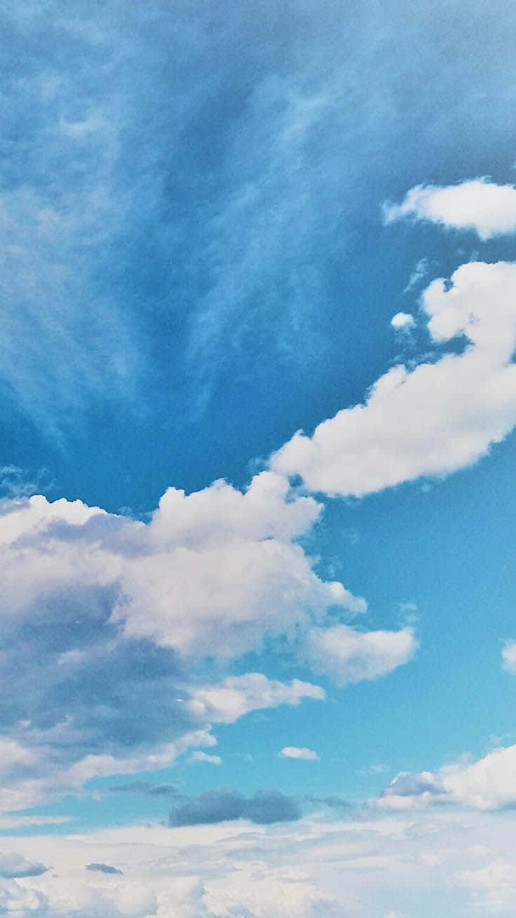 Blue Sky Aesthetic Wallpaper