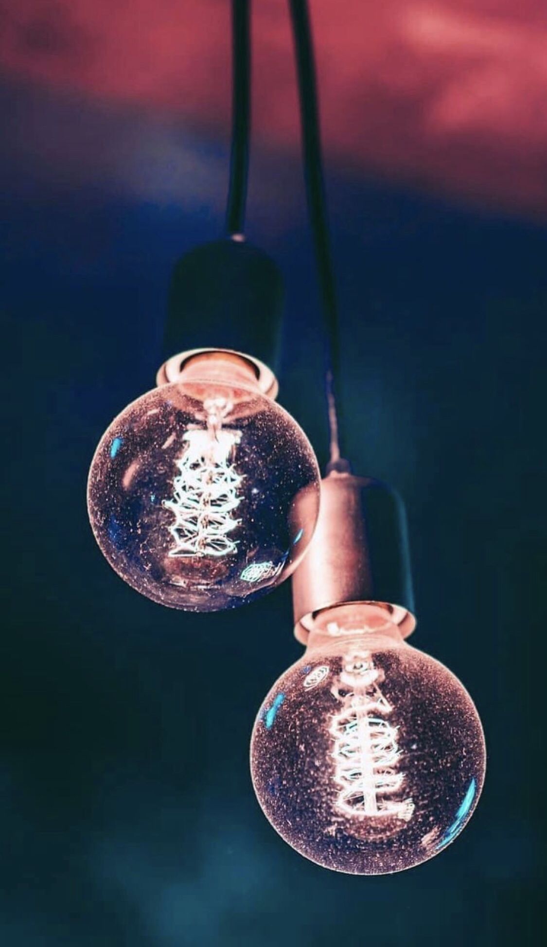 Light bulb art. iPhone wallpaper