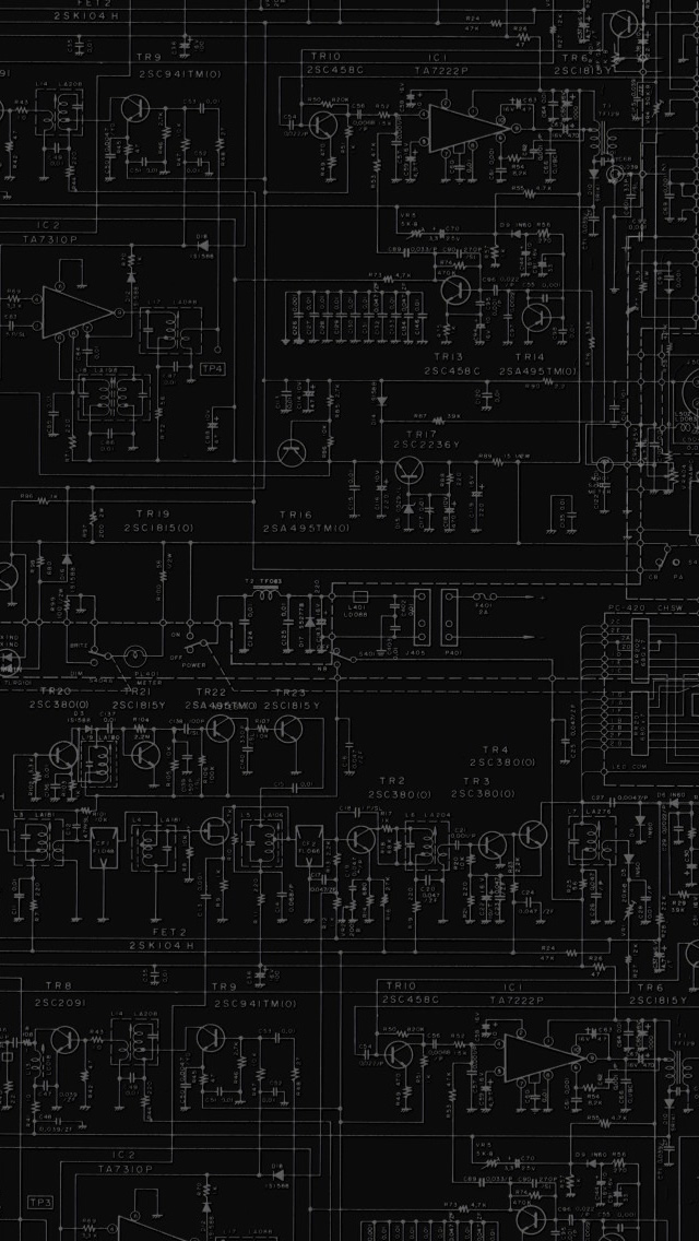 Circuits Board iPhone Wallpaper Free