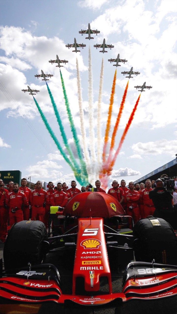 Sebastian Vettel car at Italy. Formula