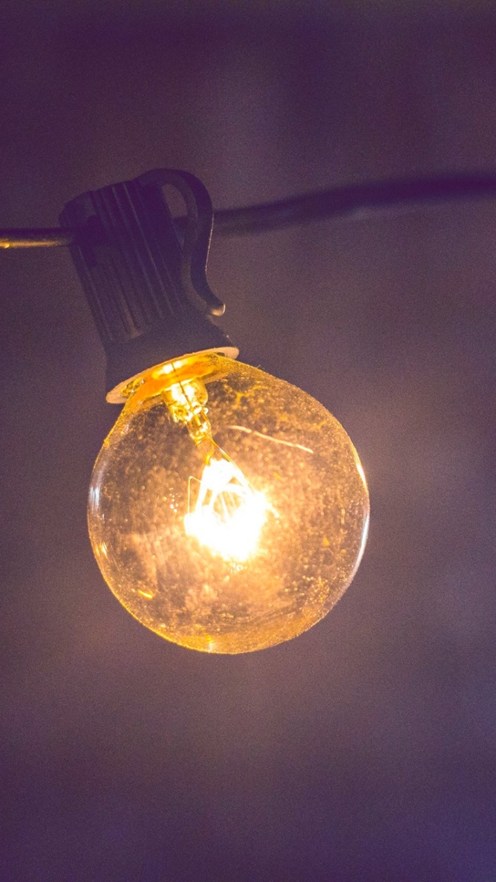 Light Bulb iPhone Wallpaper