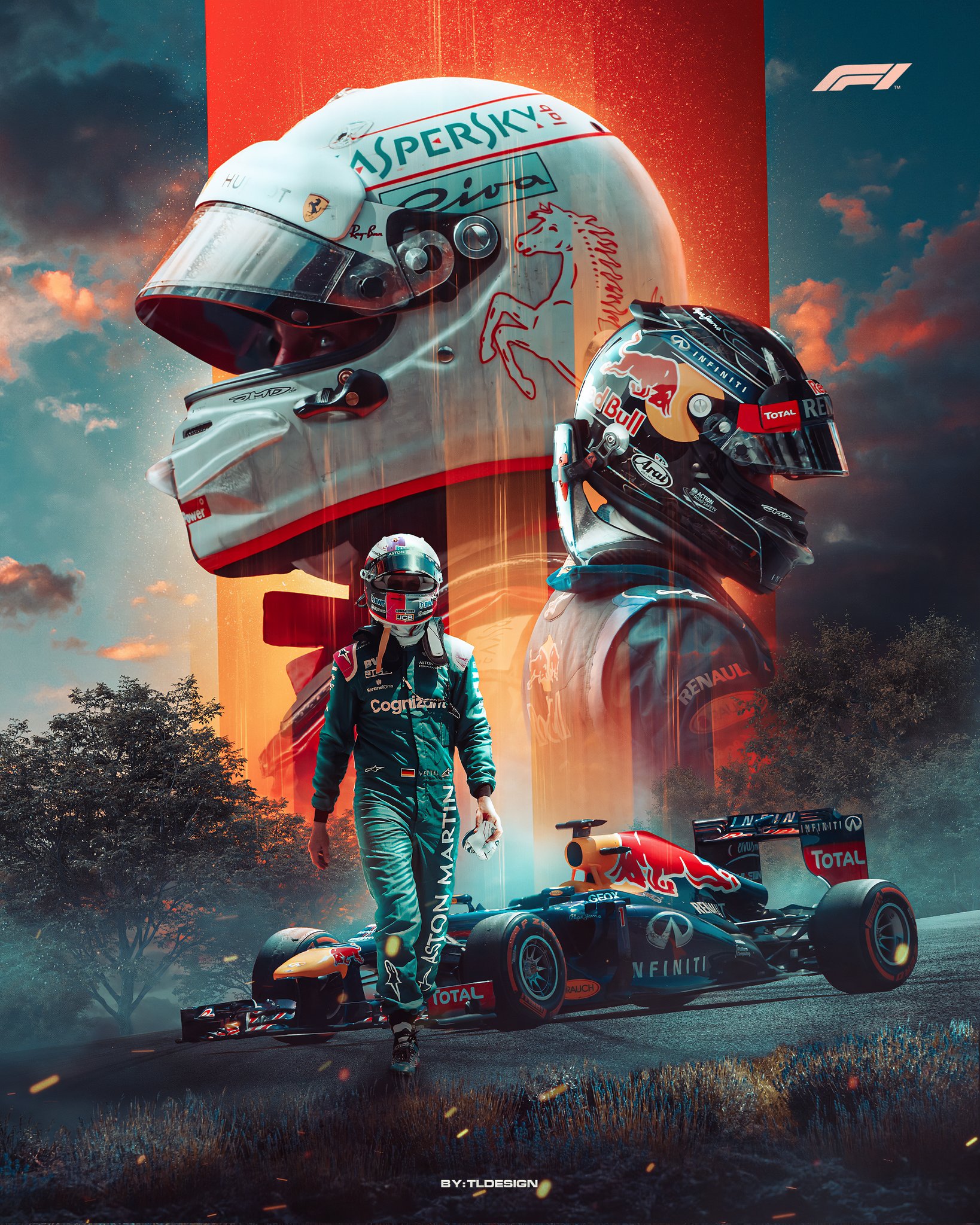 Sebastian Vettel poster