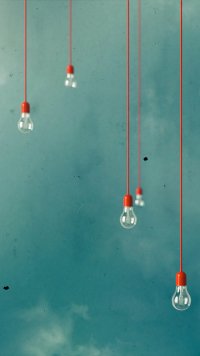 Light Bulb iPhone Wallpaper