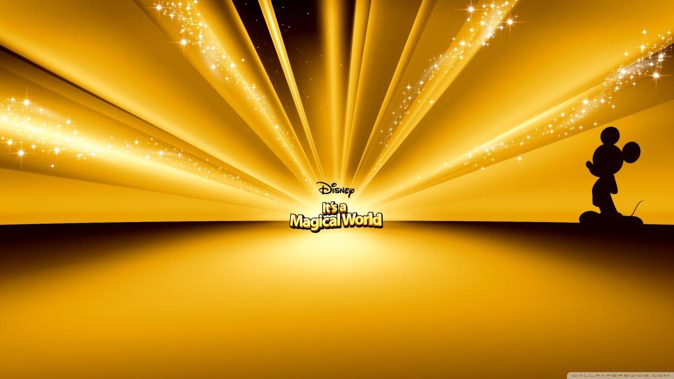 Mickey Mouse Disney Gold ❤ 4K HD Desktop Wallpaper for 4K Ultra HD