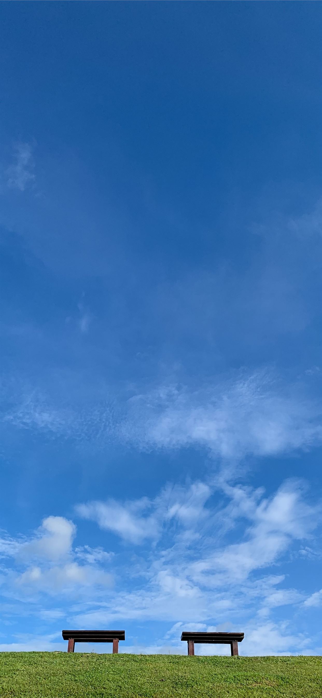 blue sky iPhone Wallpaper