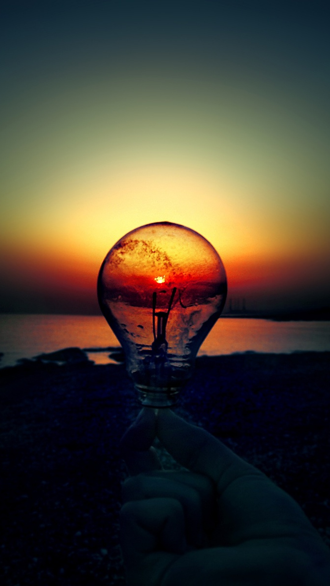 Light bulb art