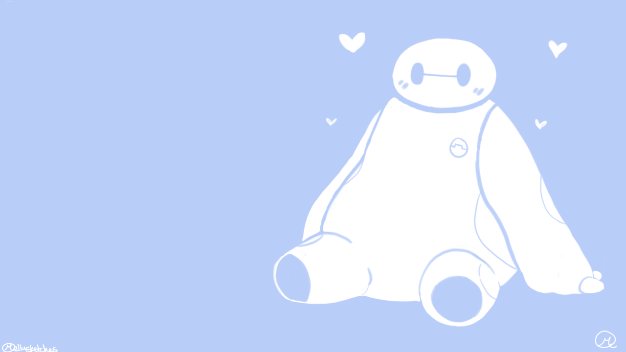 I made a Baymax Desktop