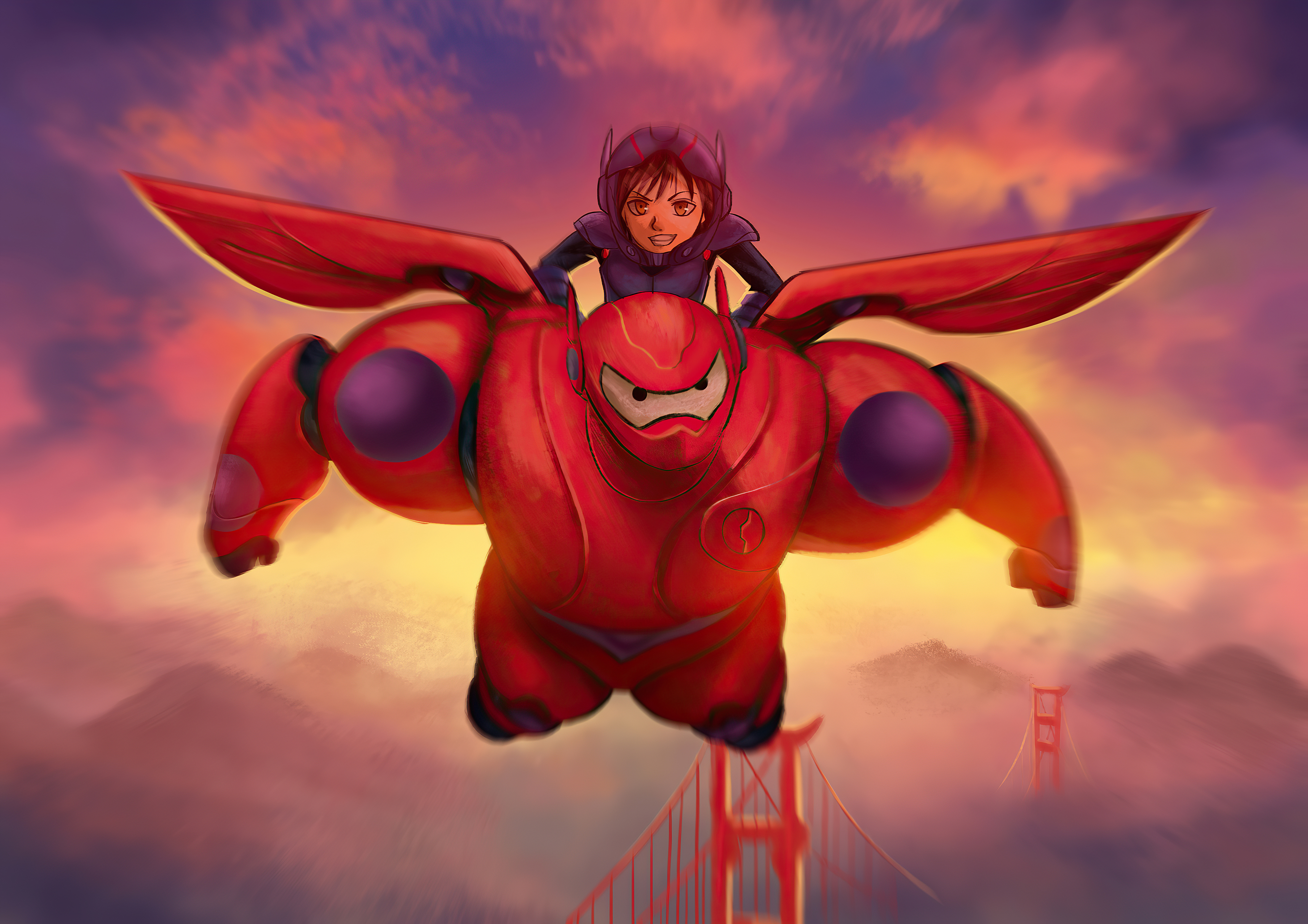 Город героев 6 главные герои. Бэймакс город героев. Город героев / big Hero 6. Big Hero 6 Baymax.