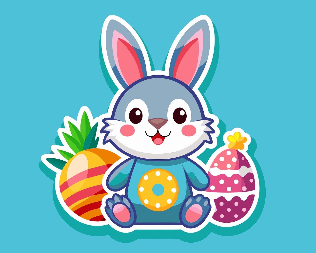 Happy Easter Day Vector Graphics Design | Cre8iveSkill
