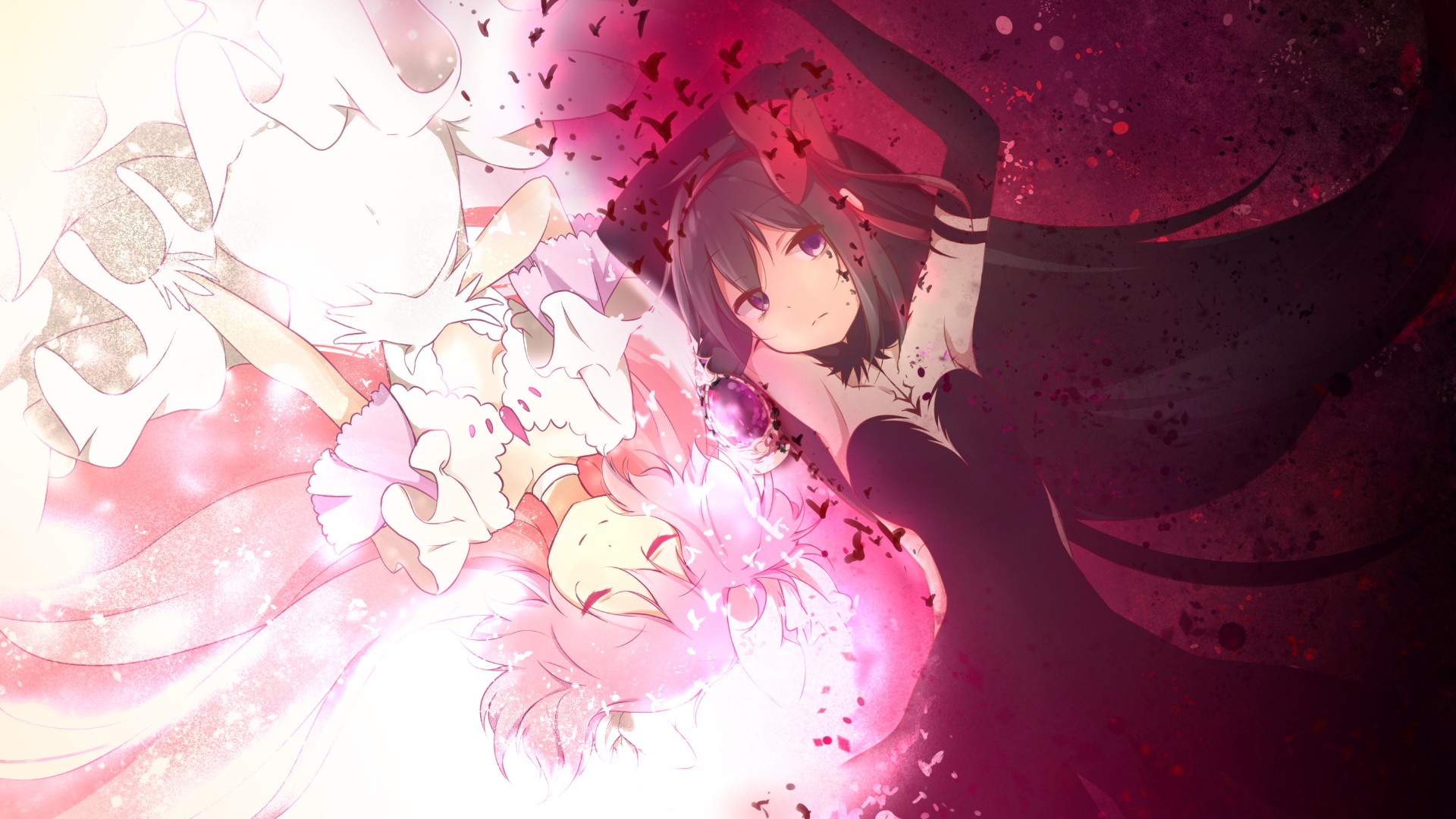 Mahou Shoujo Madoka Magica, anime girls