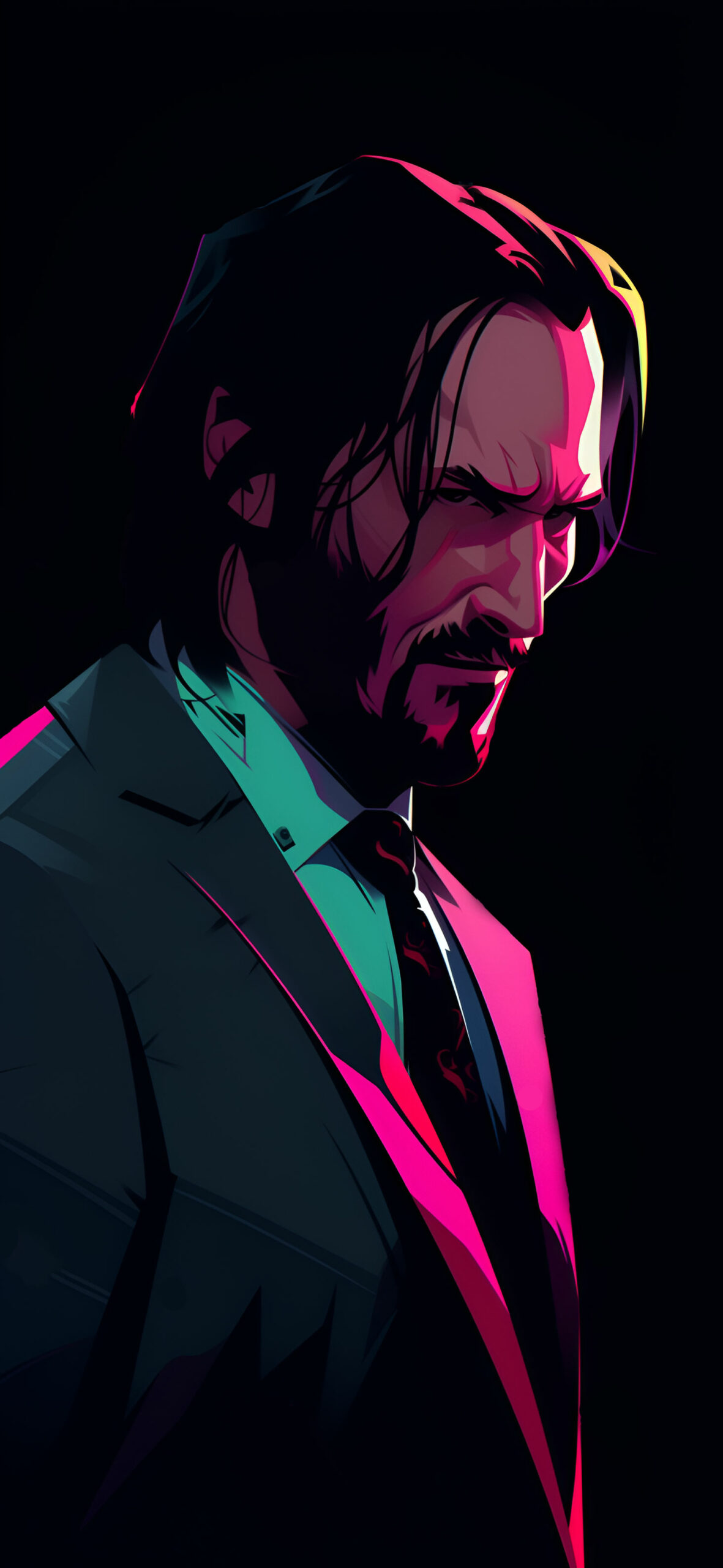 John Wick Dark Art Wallpaper