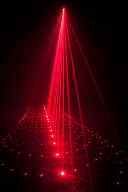 Red Aesthetic Light Art
