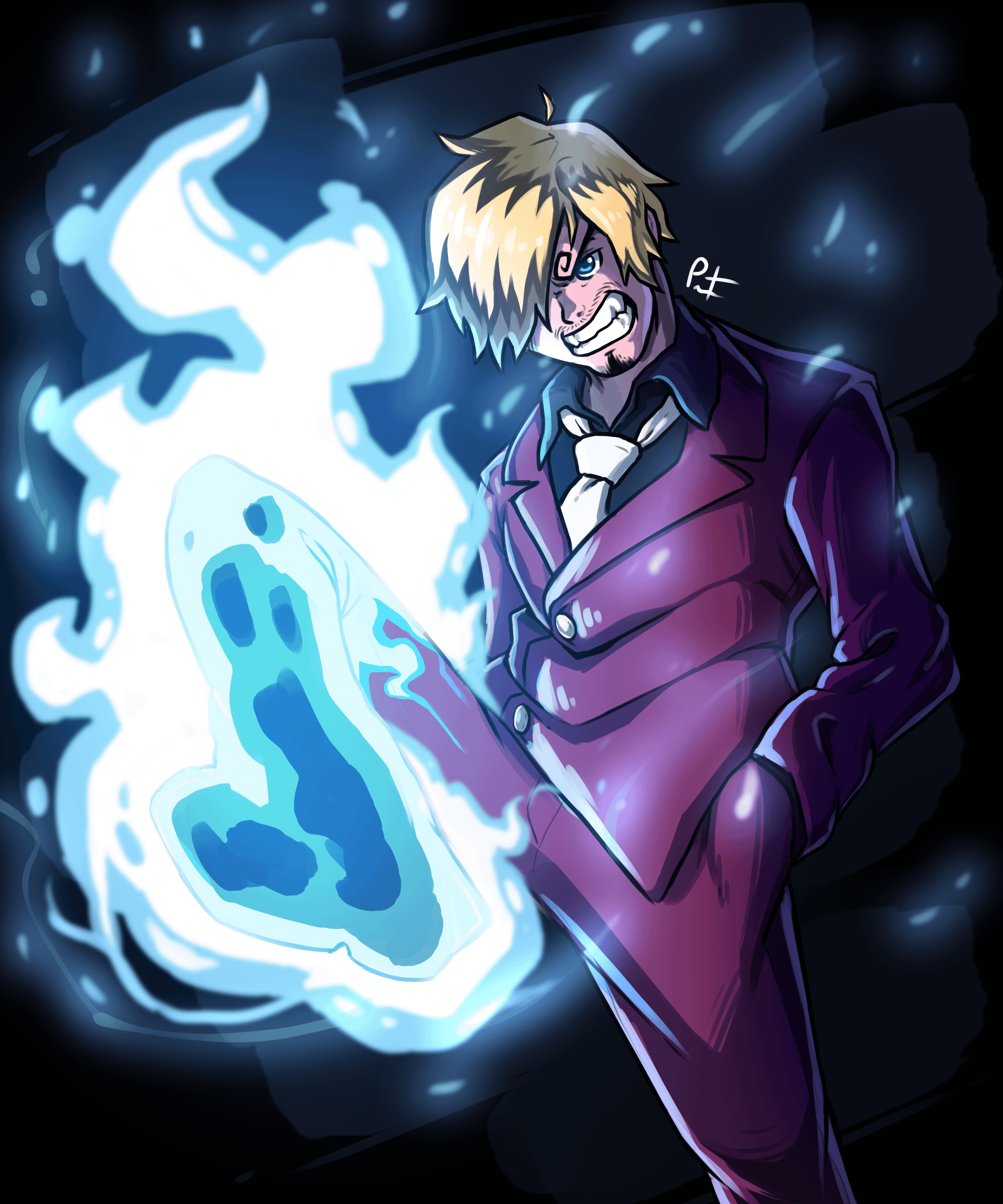 Black Leg Sanji fanart
