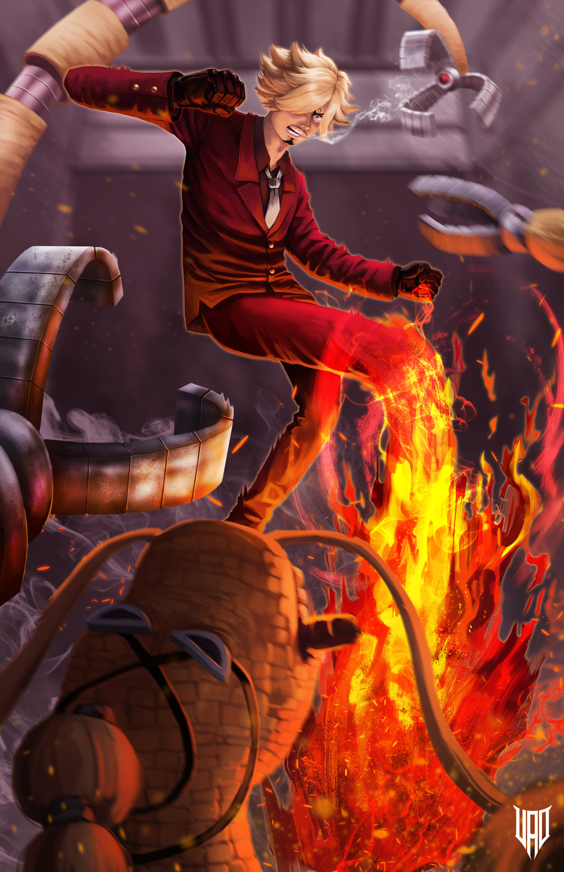 Black Leg Vinsmoke Sanji