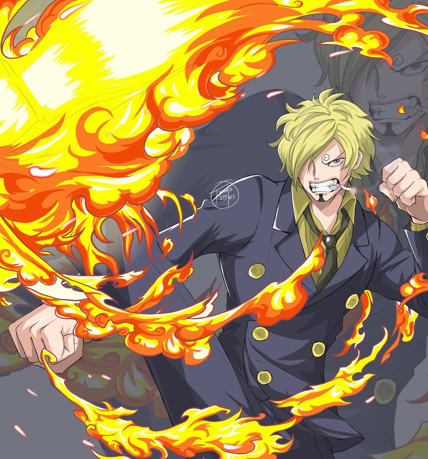 Tomato Styles در X: «Black leg Sanji