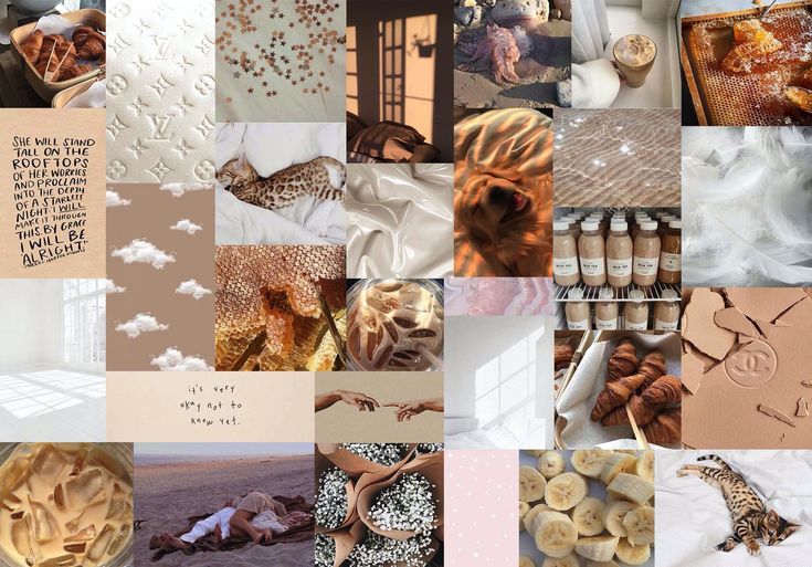 Soft neutral laptop wallpaper ✨