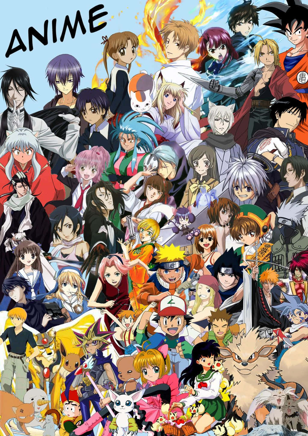 Download Anime Collage: A blend