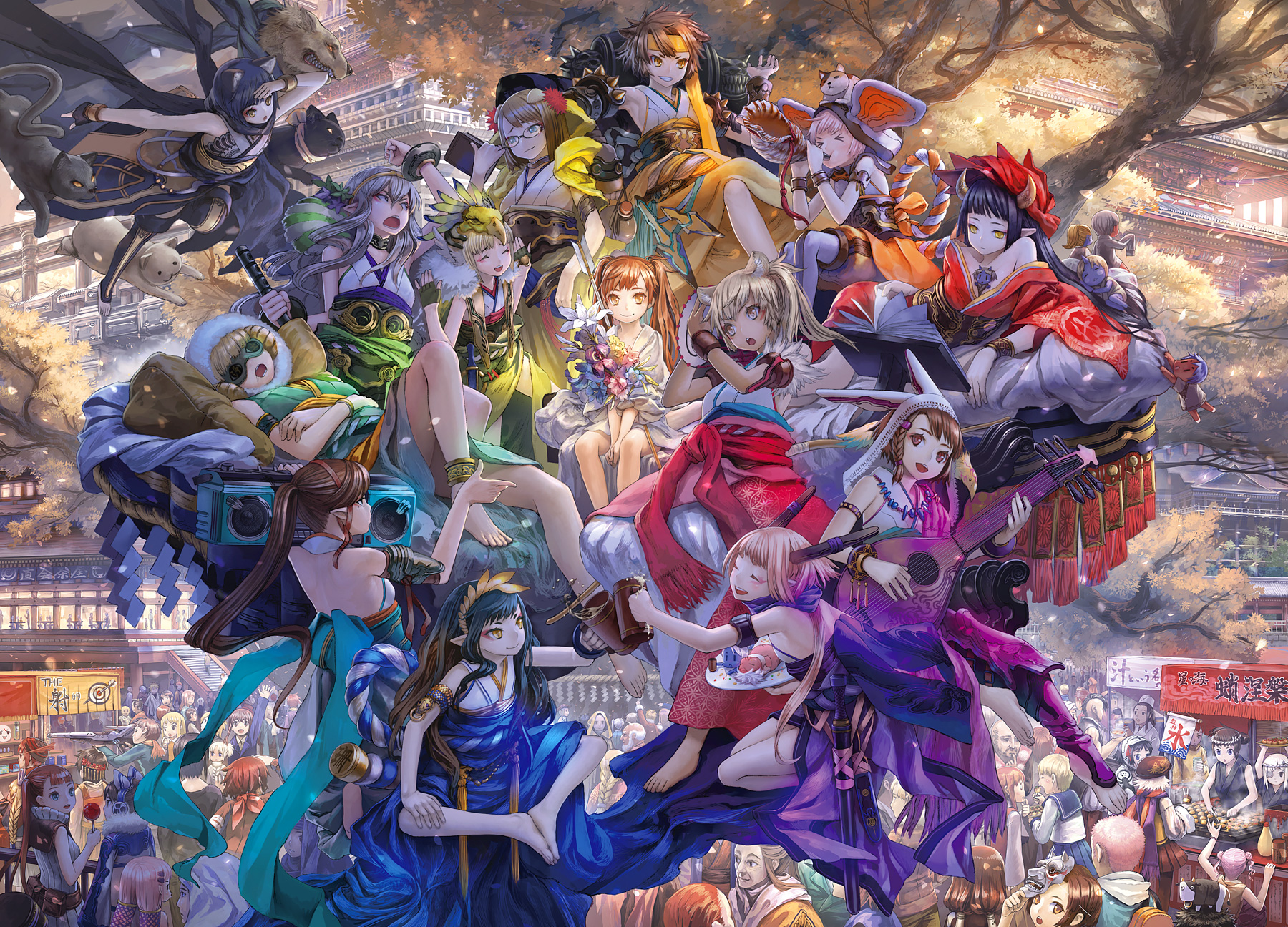 Original, Collage, Anime, 179098