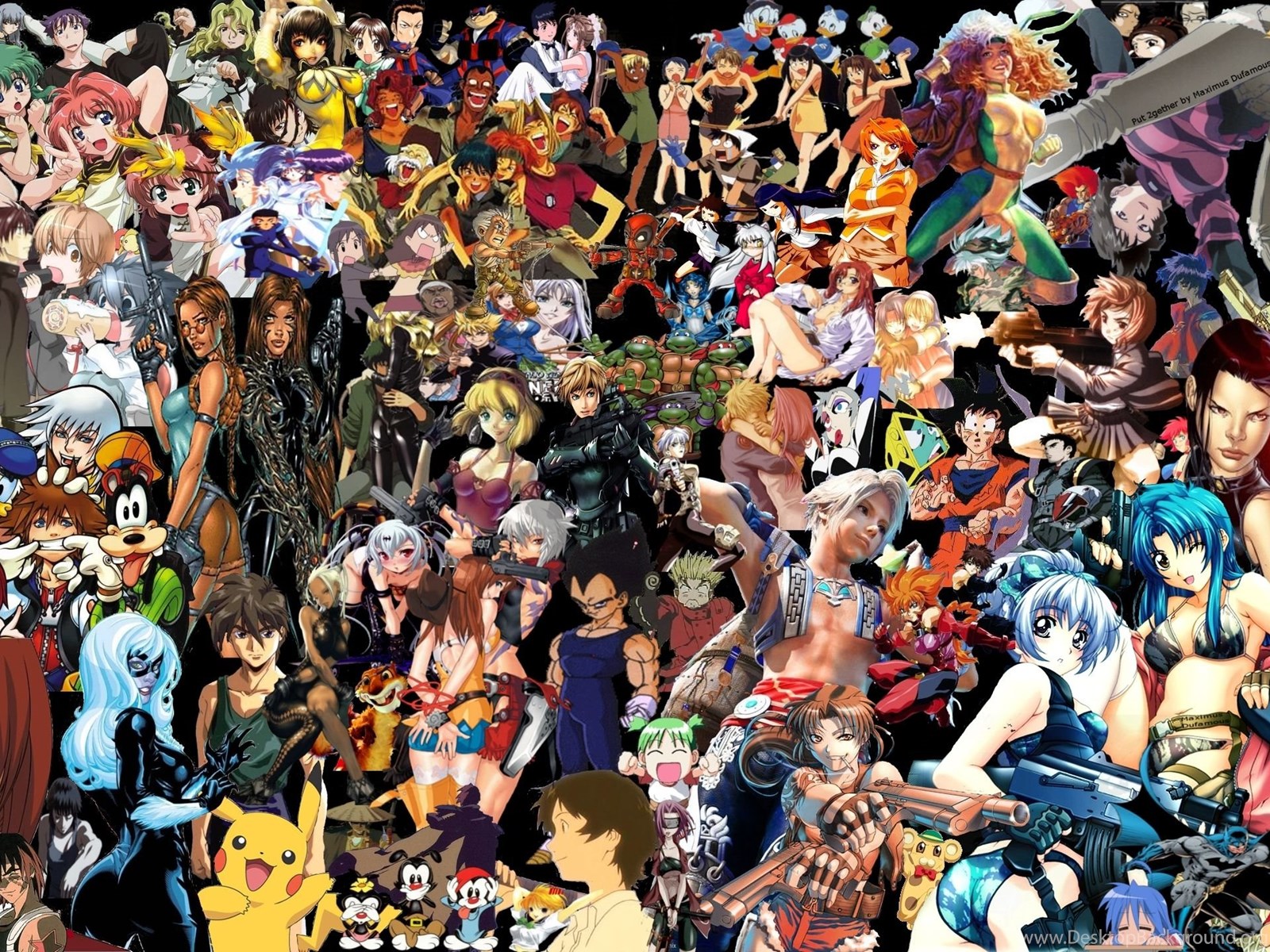 Anime Collage Wallpaper Free Download