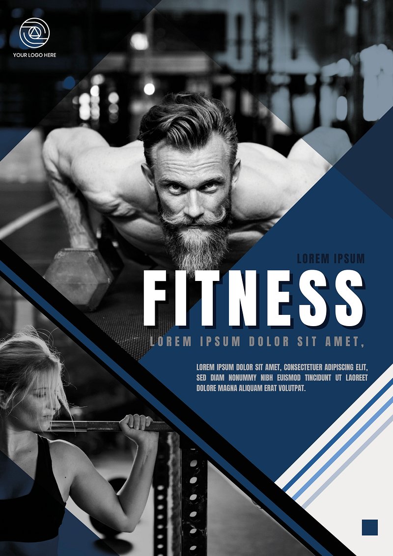Gym Poster Image. Free Photo, PNG