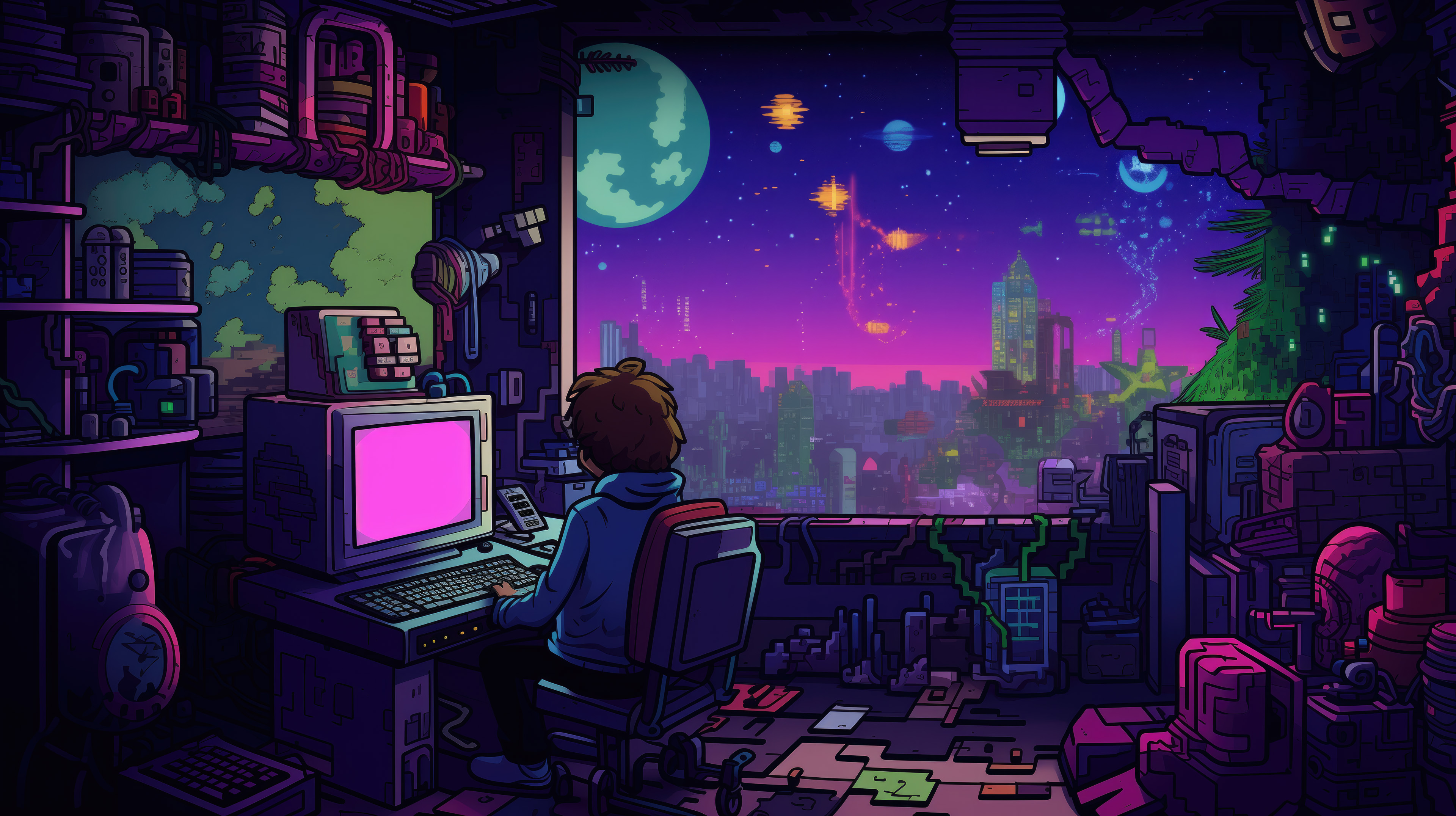 Lofi Vibes 4k Wallpaper, HD Artist