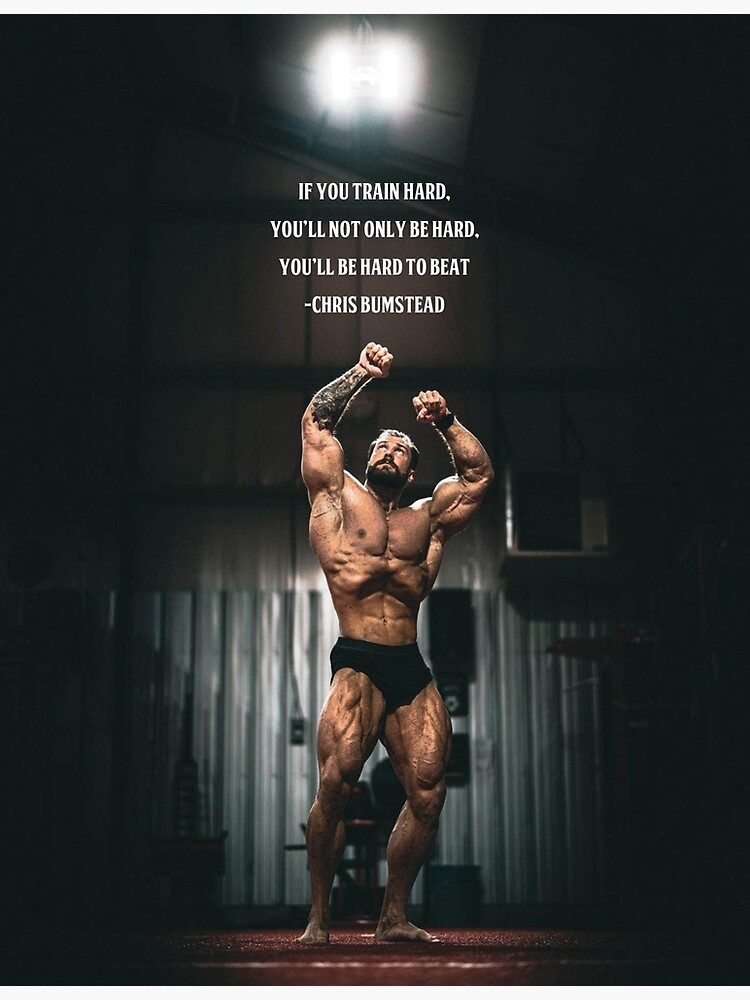 Chris Bumstead Gym Motivation Poster