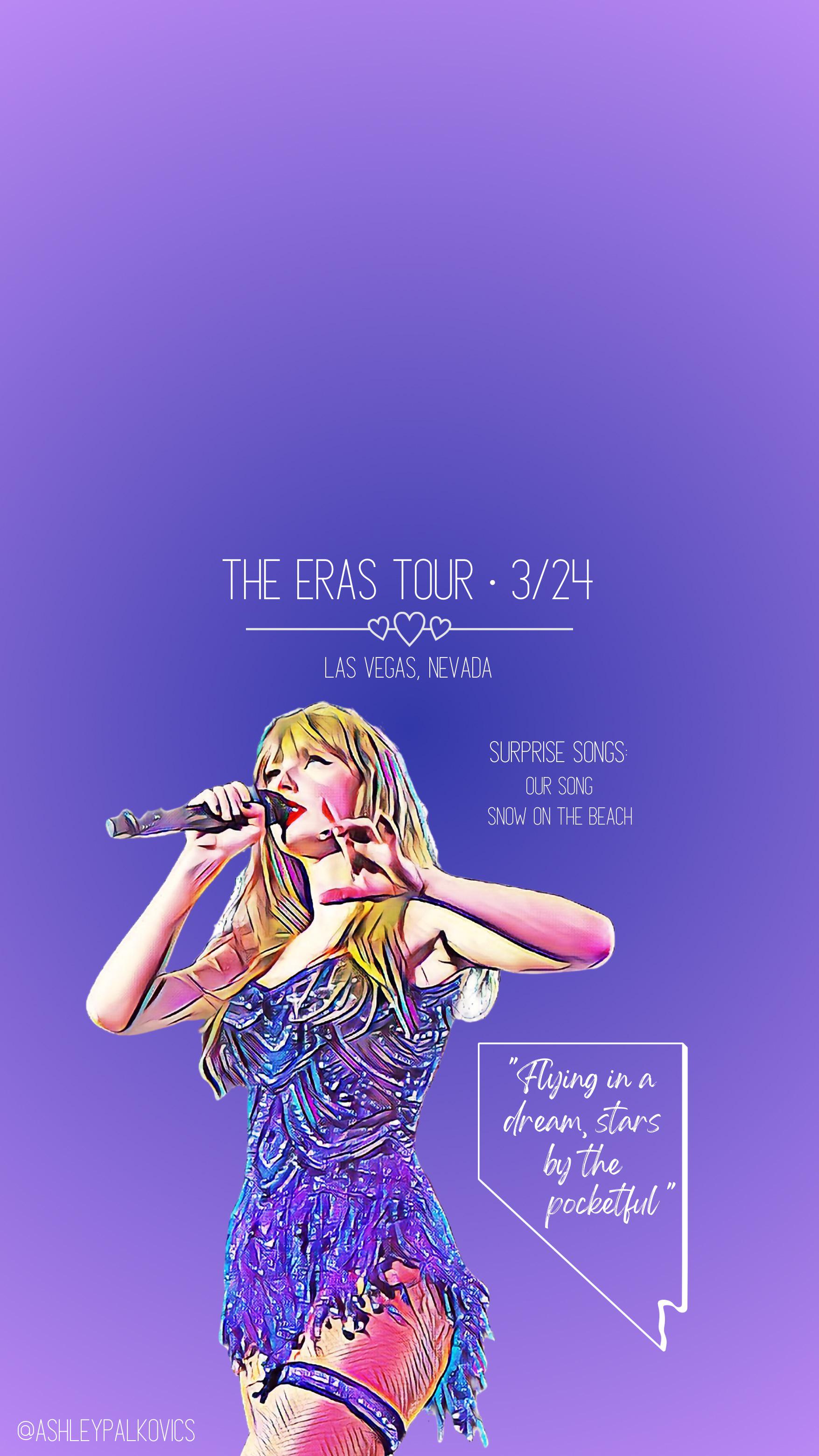 Phone wallpaper for each Eras show, r