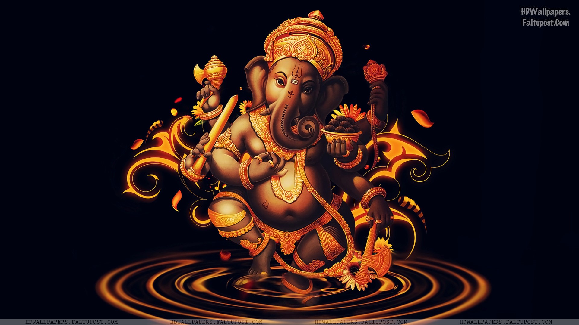 Hindu God Lord Ganesh HD Wallpaper